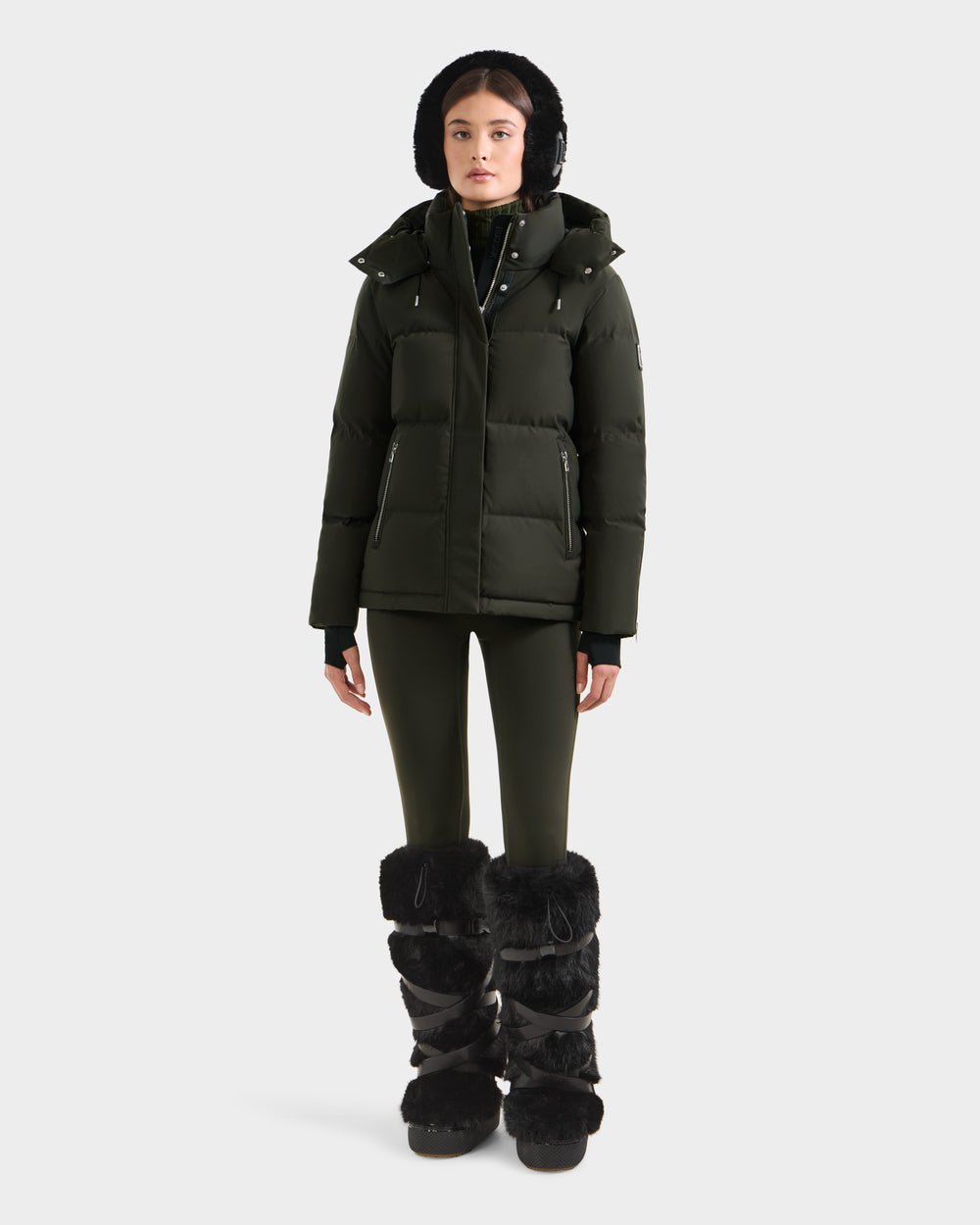 RUDSAK JOON H Women's Down Jacket | Dark Olive Style & Warmth