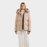 RUDSAK JOON W Women's Wool-Blend Down Puffer Jacket - Heather