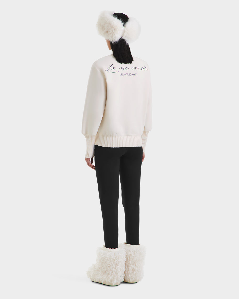 RUDSAK JOYCE Women's Vanilla Ski Sweater | Vintage & Cozy Knit