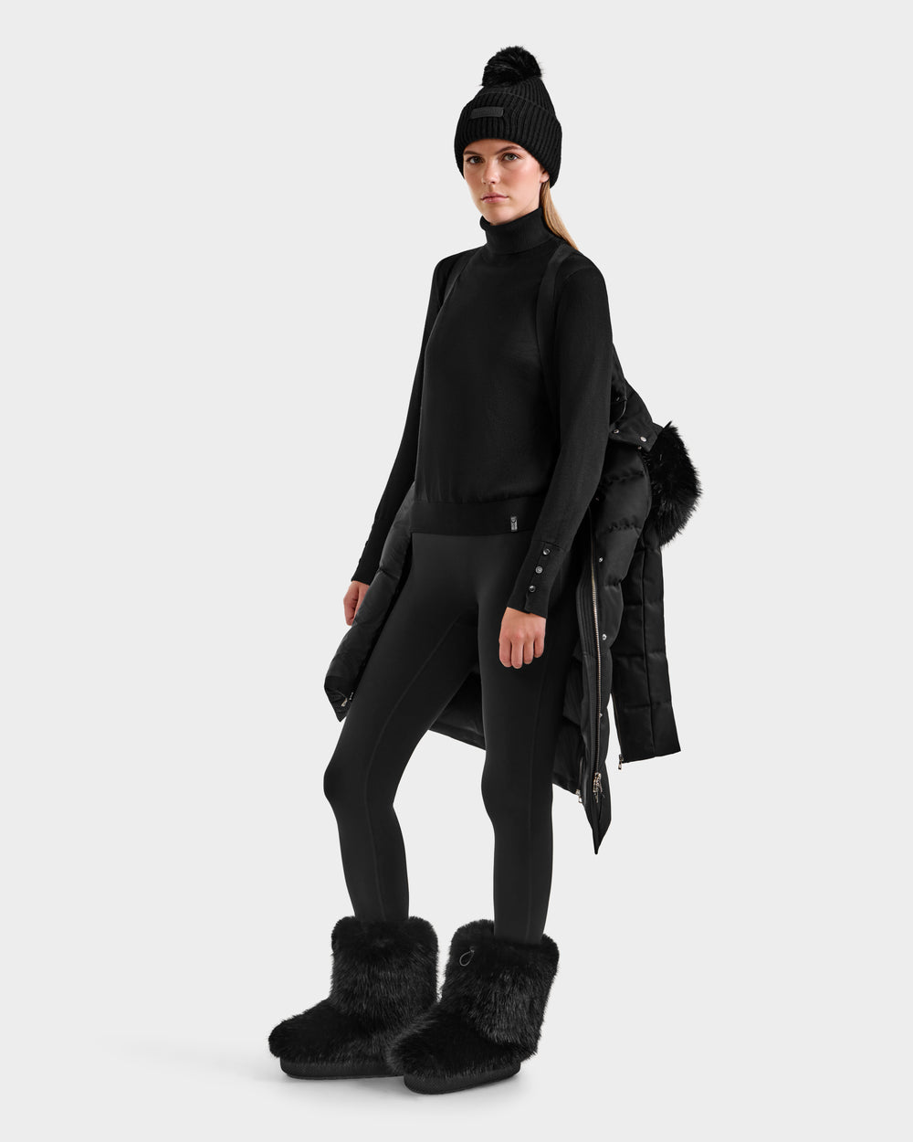 RUDSAK KEHLANI H Women's Down Parka | Warm Winter Coat Black