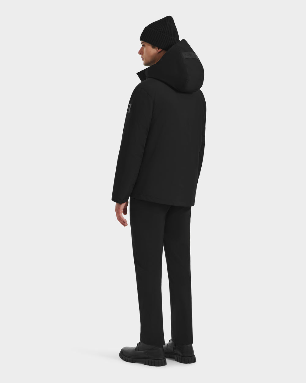 RUDSAK LAZIO Men's Black Down Parka | Superior Warmth & Style
