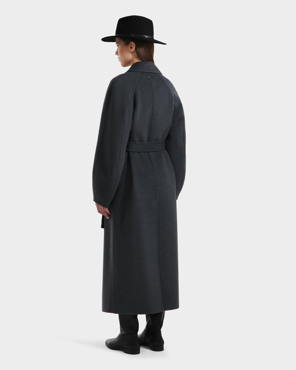 RUDSAK LILIA Women's Luxury Wool Blend Long Wrap Coat – Rudsak