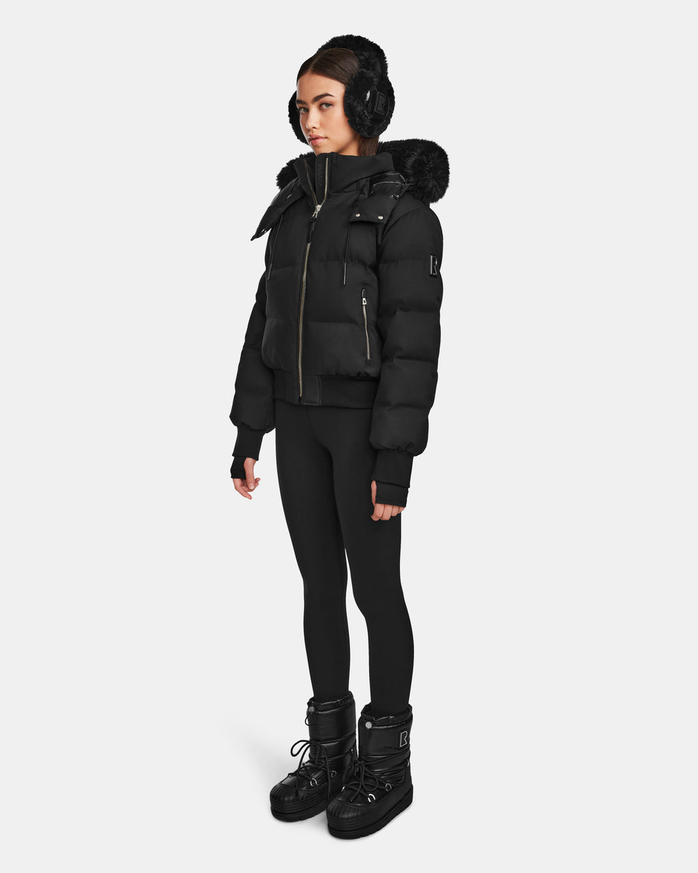 melt the lady jacket　ブラック MAUDE Q-M - L124516 Black – Rudsak International