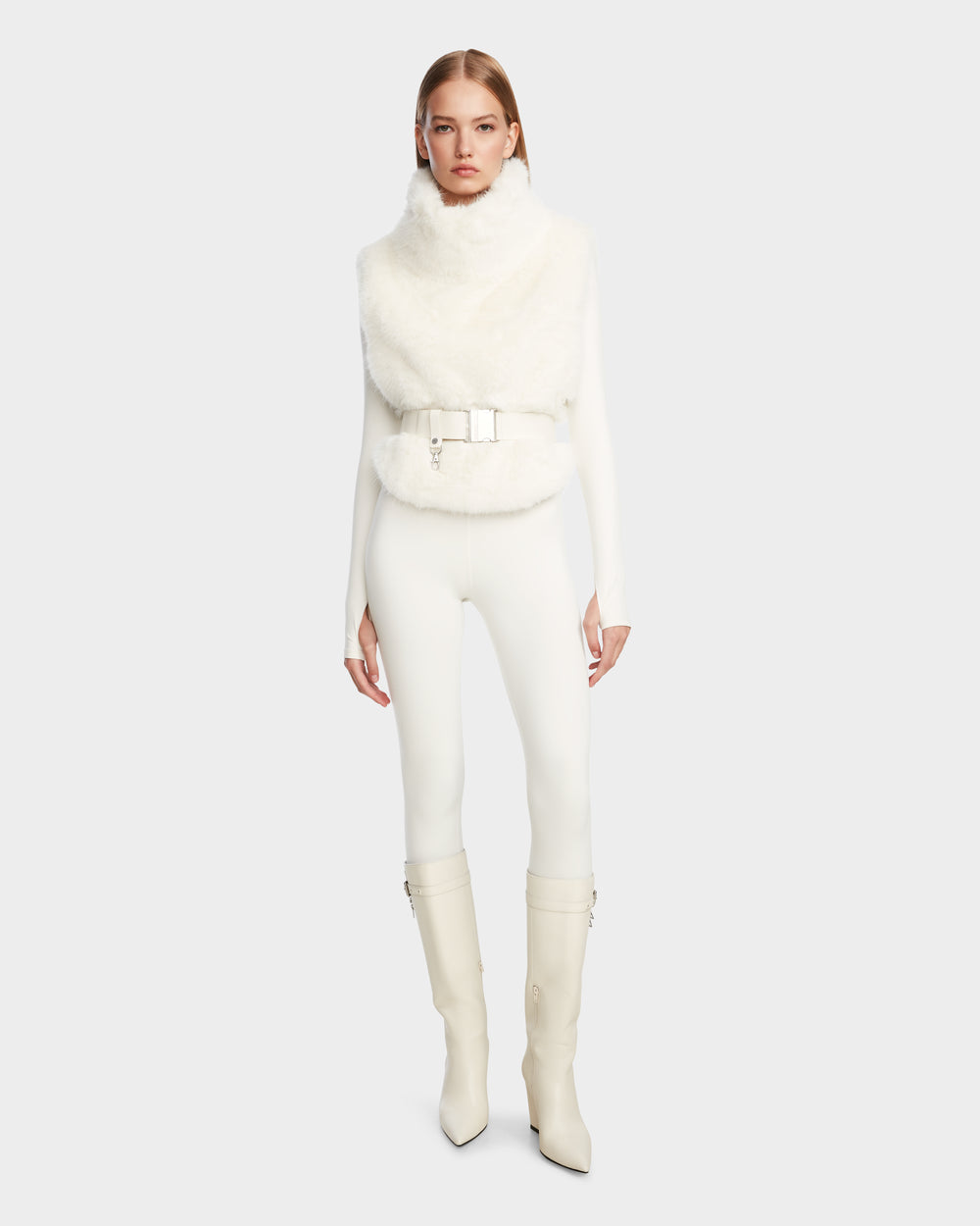 MAULIN Luxe Faux Fur Vest | Warm Mock-Neck Layering Style – Rudsak