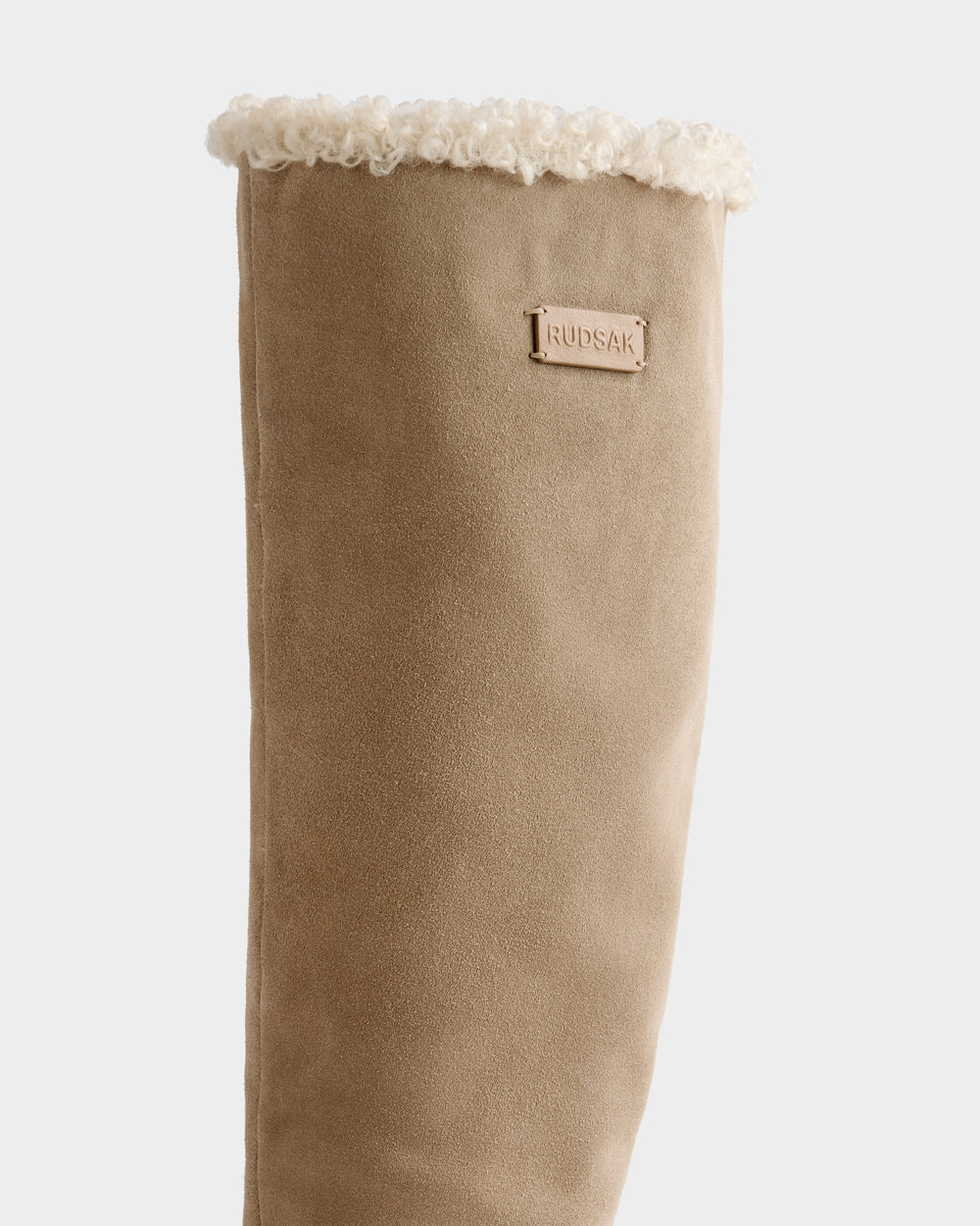 RUDSAK MIKIE L Women's Foldover Suede Shearling Boots – Rudsak