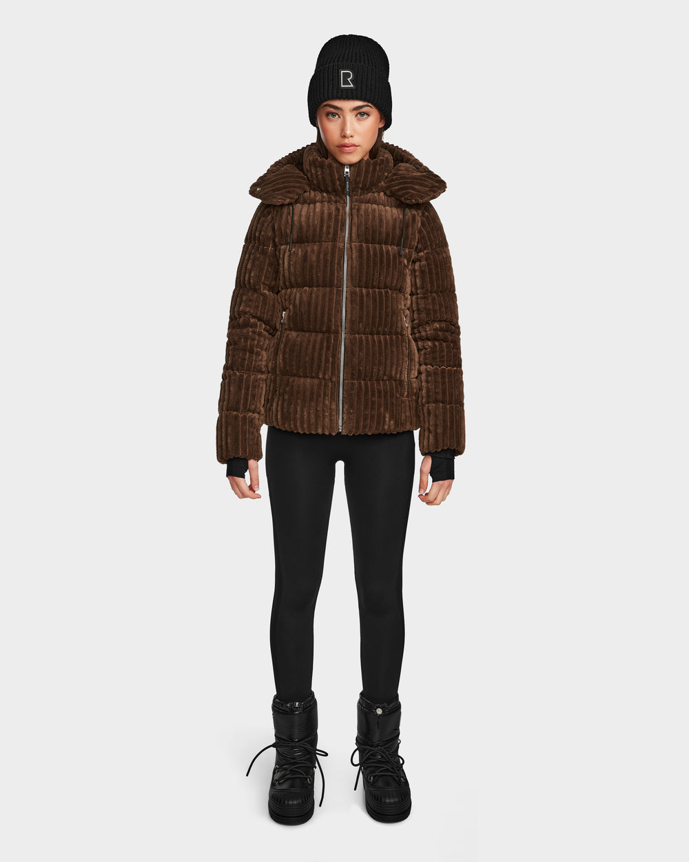 RUDSAK MIRRY FF Velvet Corduroy Down Puffer Jacket | Warm