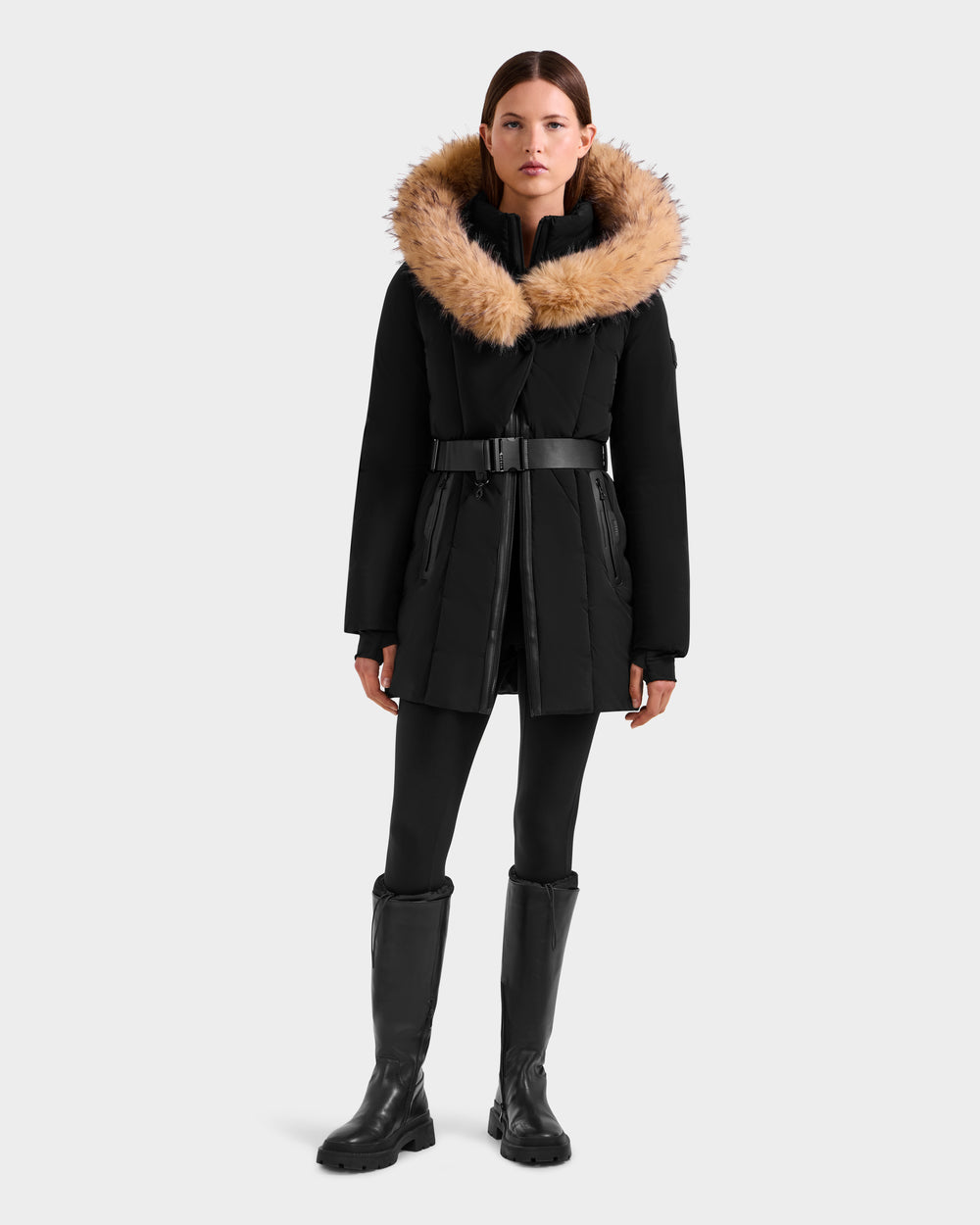 RUDSAK MODA FF Women's Down Puffer | Fitted, Faux Fur, Winter RUDSAK MODA FF Women's Down Puffer | Fitted, Faux Fur, Winter