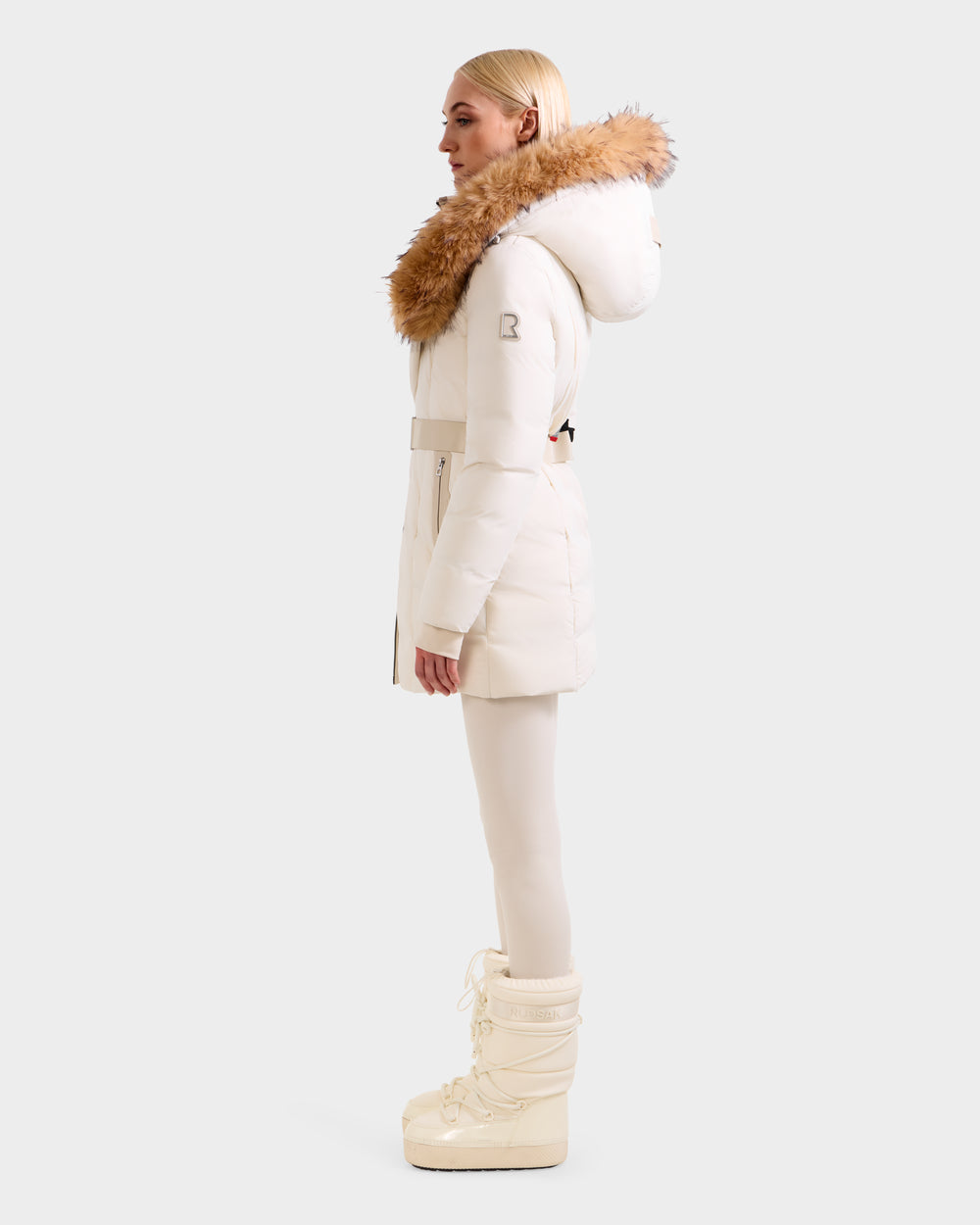 RUDSAK MODA FF Women's Vanilla Fitted Down Puffer | Faux Fur
