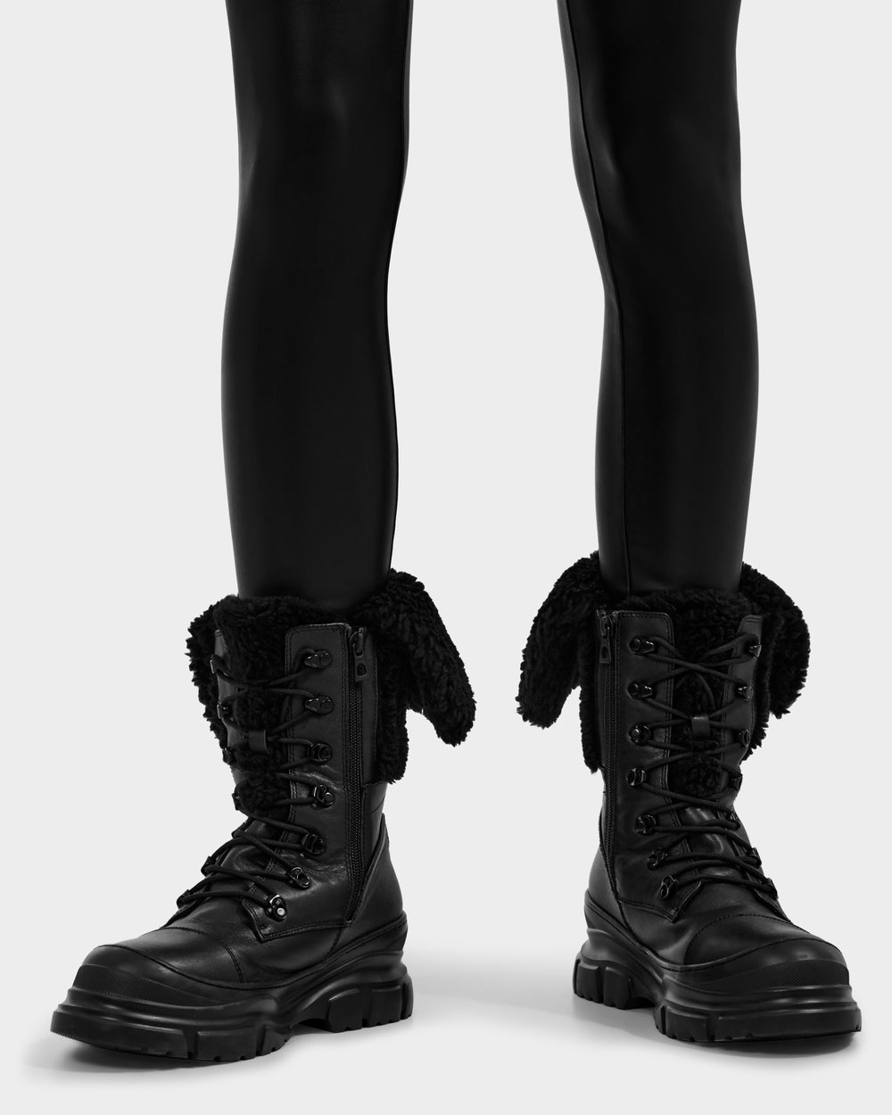 RUDSAK MODENA Black Leather Winter Boots