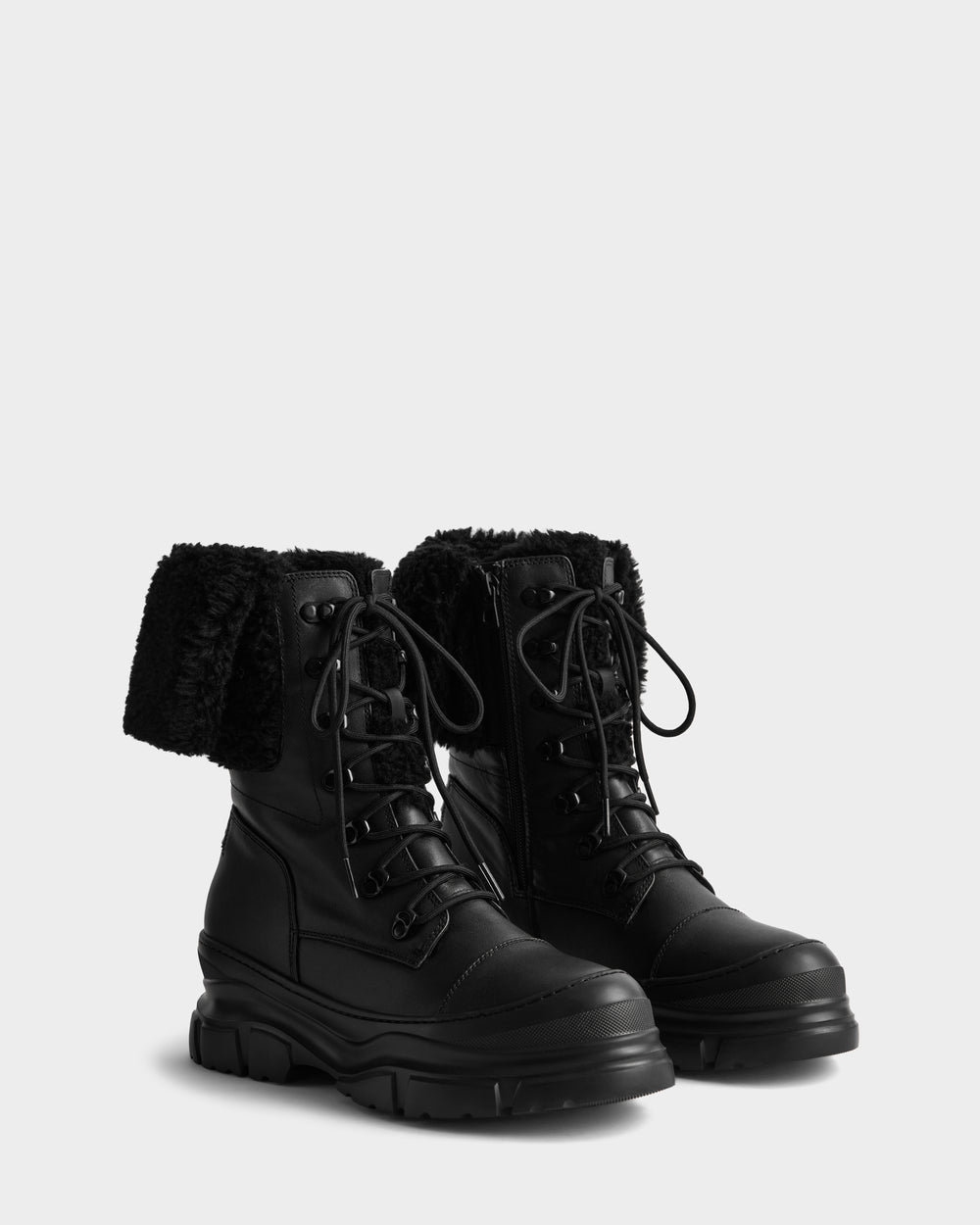 ✨美品✨【UGG】リッターブーツ☆RITTER☆レザー☆防水☆ブラック☆29cm RUDSAK MODENA Black Leather Winter Boots | Cozy Style & Grip
