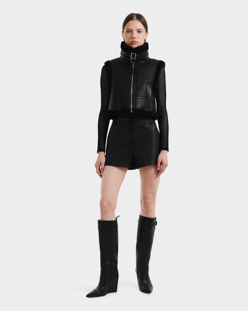 PAISLEY Black Outerwear - Stylish Layer, Limited-Time Promotion