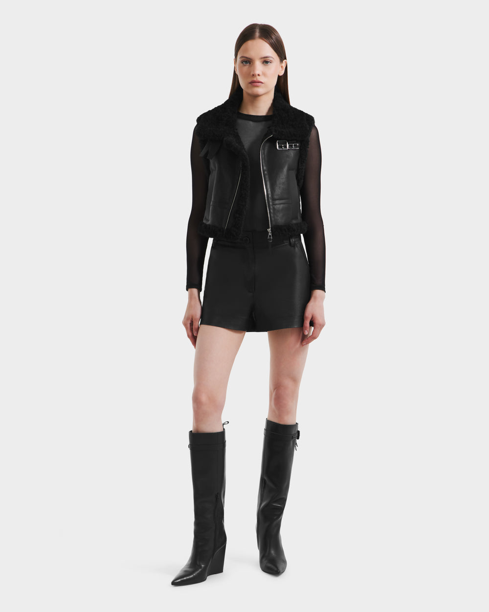 PAISLEY Black Outerwear - Stylish Layer, Limited-Time Promotion