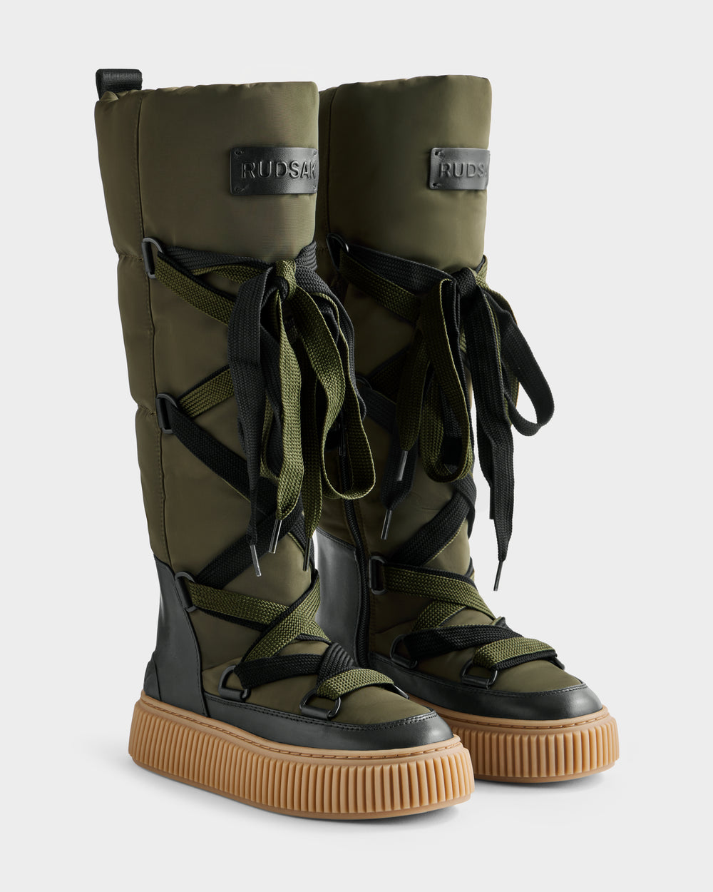 RUDSAK PALERMO Dark Olive Women's Winter Boots - Water-Resistant RUDSAK PALERMO Dark Olive Women's Winter Boots - Water-Resistant