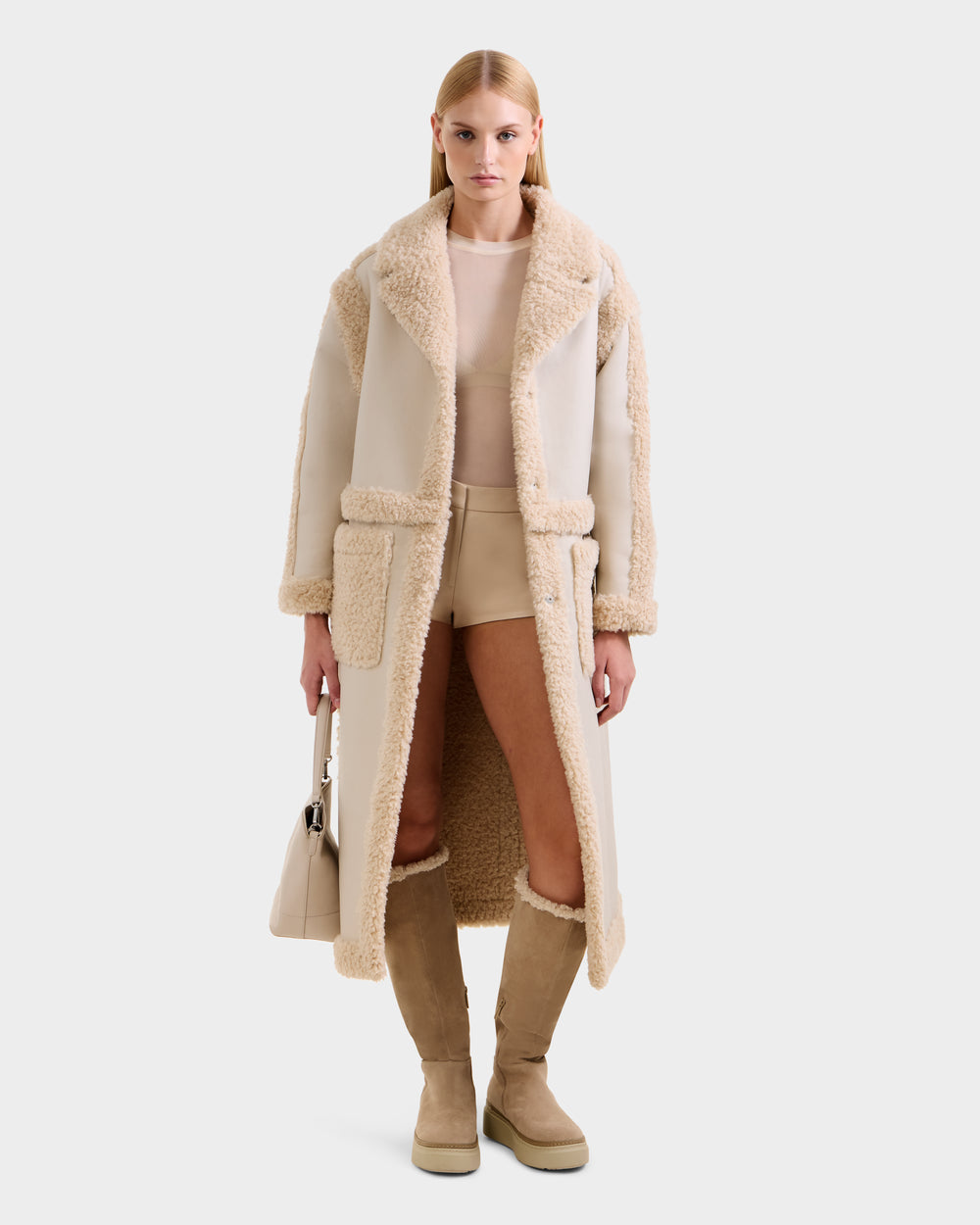 平大路えみ【 paloma 】Luxury Eco Fur Coat（ S ） 平大路えみ【 paloma 】Luxury Eco Fur Coat（ S ） 平大路えみ