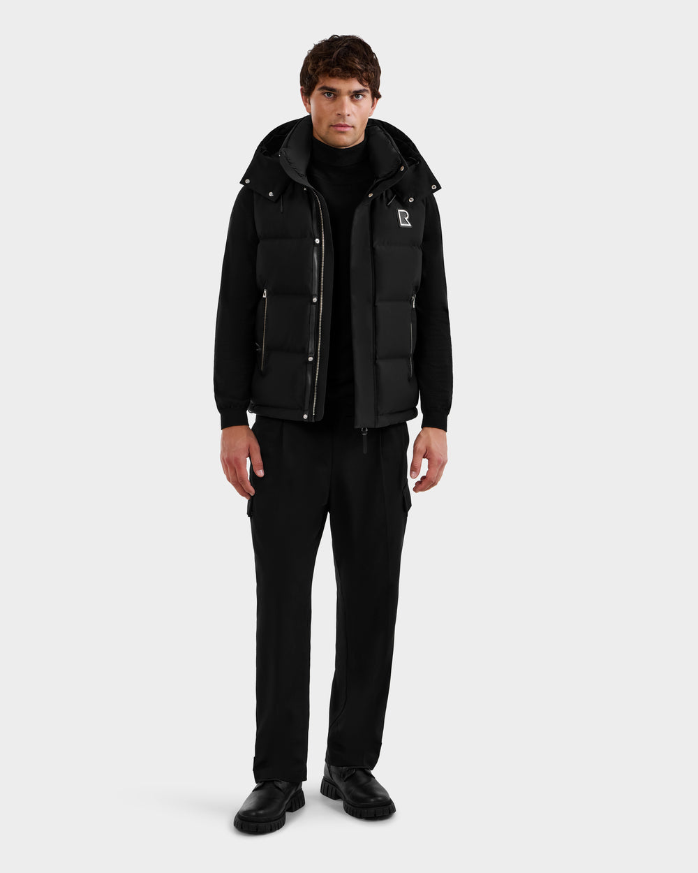 クルーネックダウン黒ren様 Pyrenex（ピレネックス） メンズ ダウンジャケット トロワ Troyes