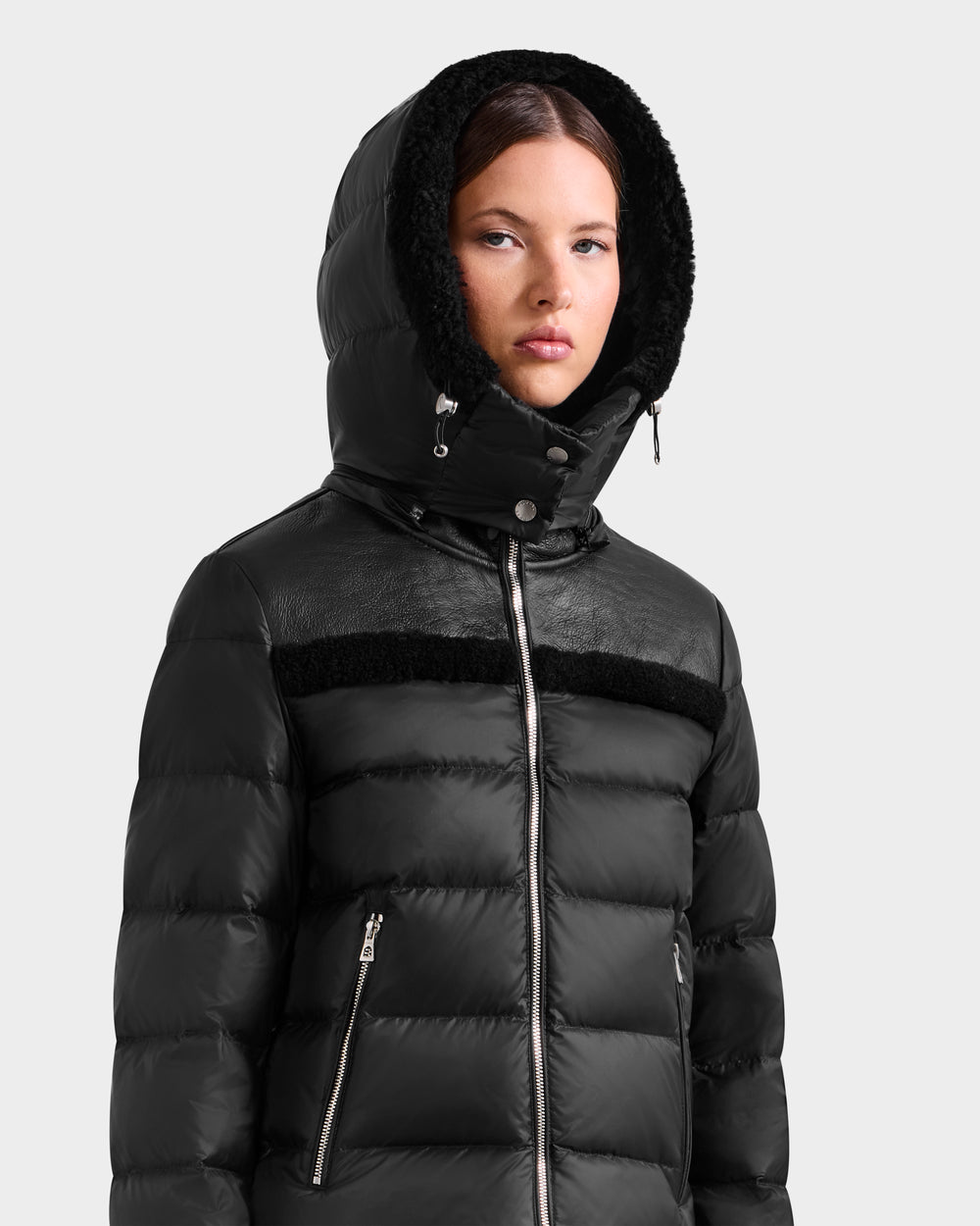 NOT4NERD】 Panel Stud Puffer Jacket Panel Stud Puffer Jacket