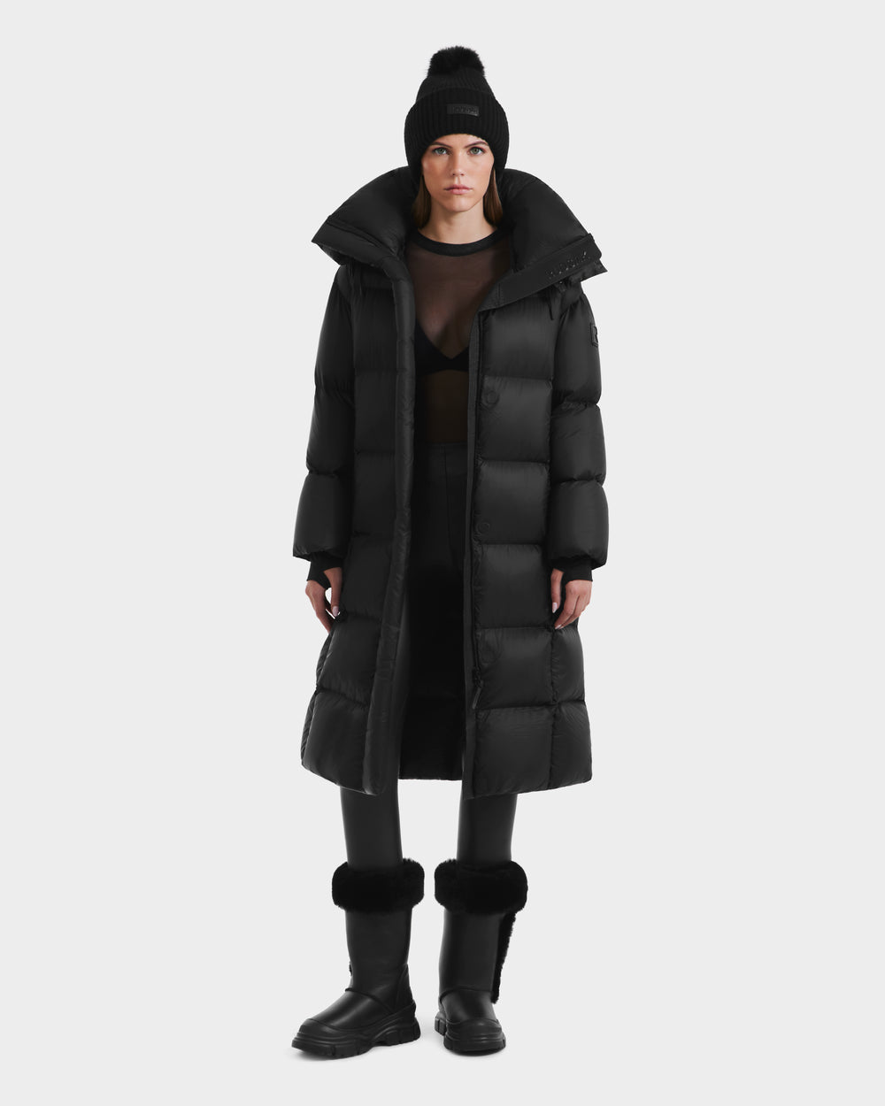 RUDSAK SASHA Women's Long Down Puffer Coat | Warm, Waterproof
