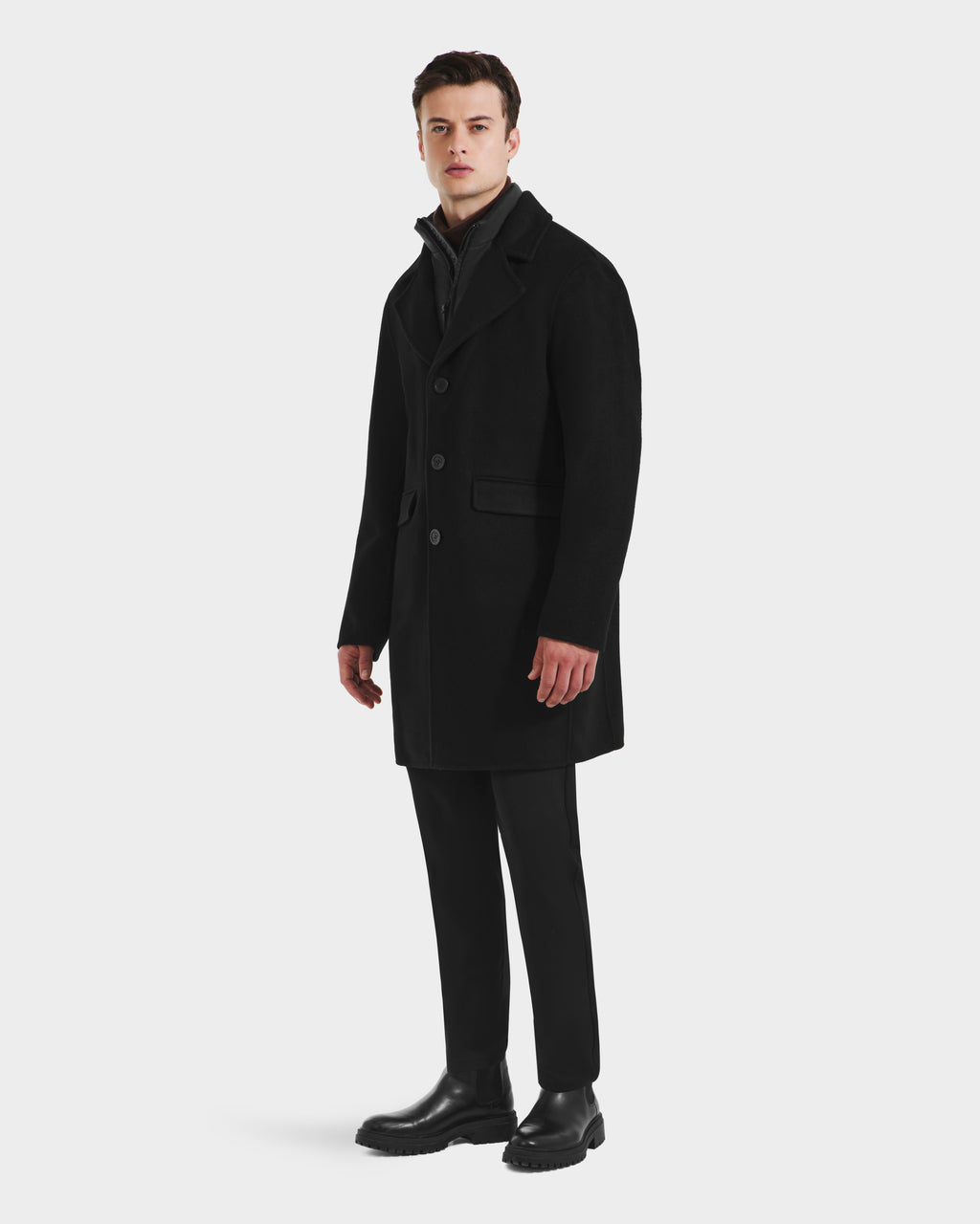 RUDSAK SAWYER Men's Wool Blend Coat – Sophisticated & Versatile
