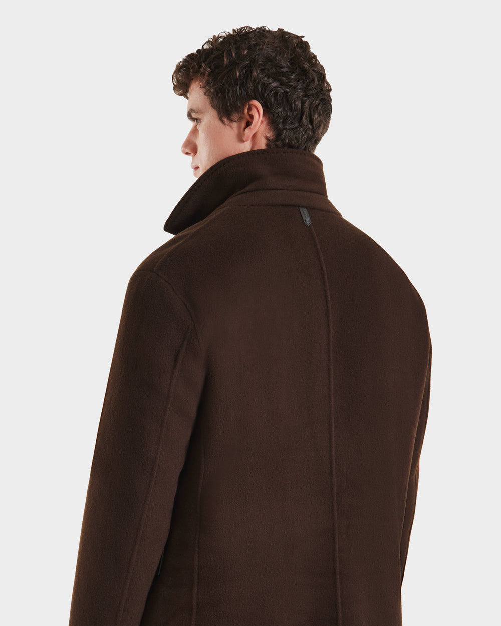 RUDSAK SAWYER Men's Wool Blend Coat | Timeless Espresso Outerwear