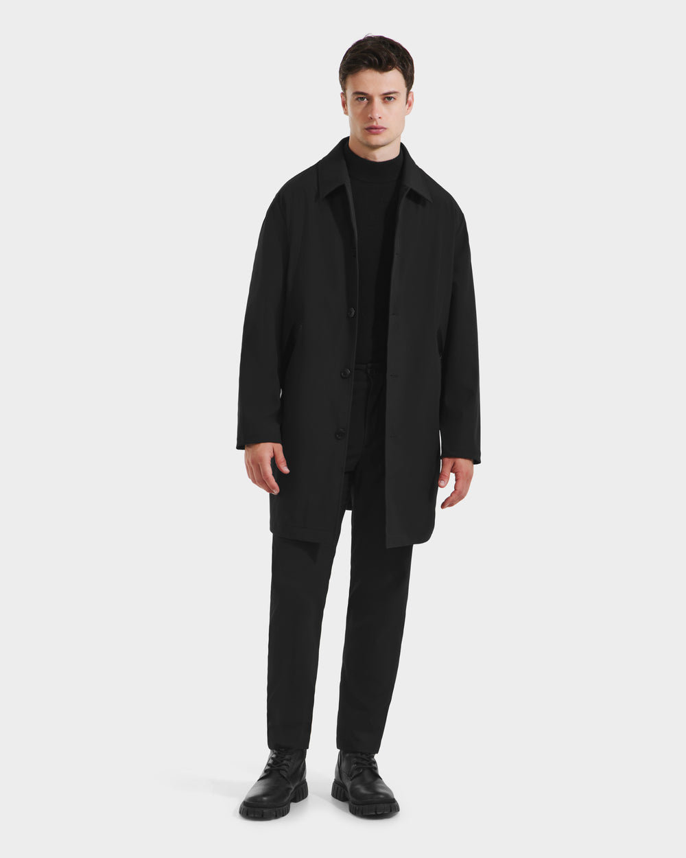 RUDSAK STANTON Men's Black 3-in-1 All-Weather Overcoat – Rudsak
