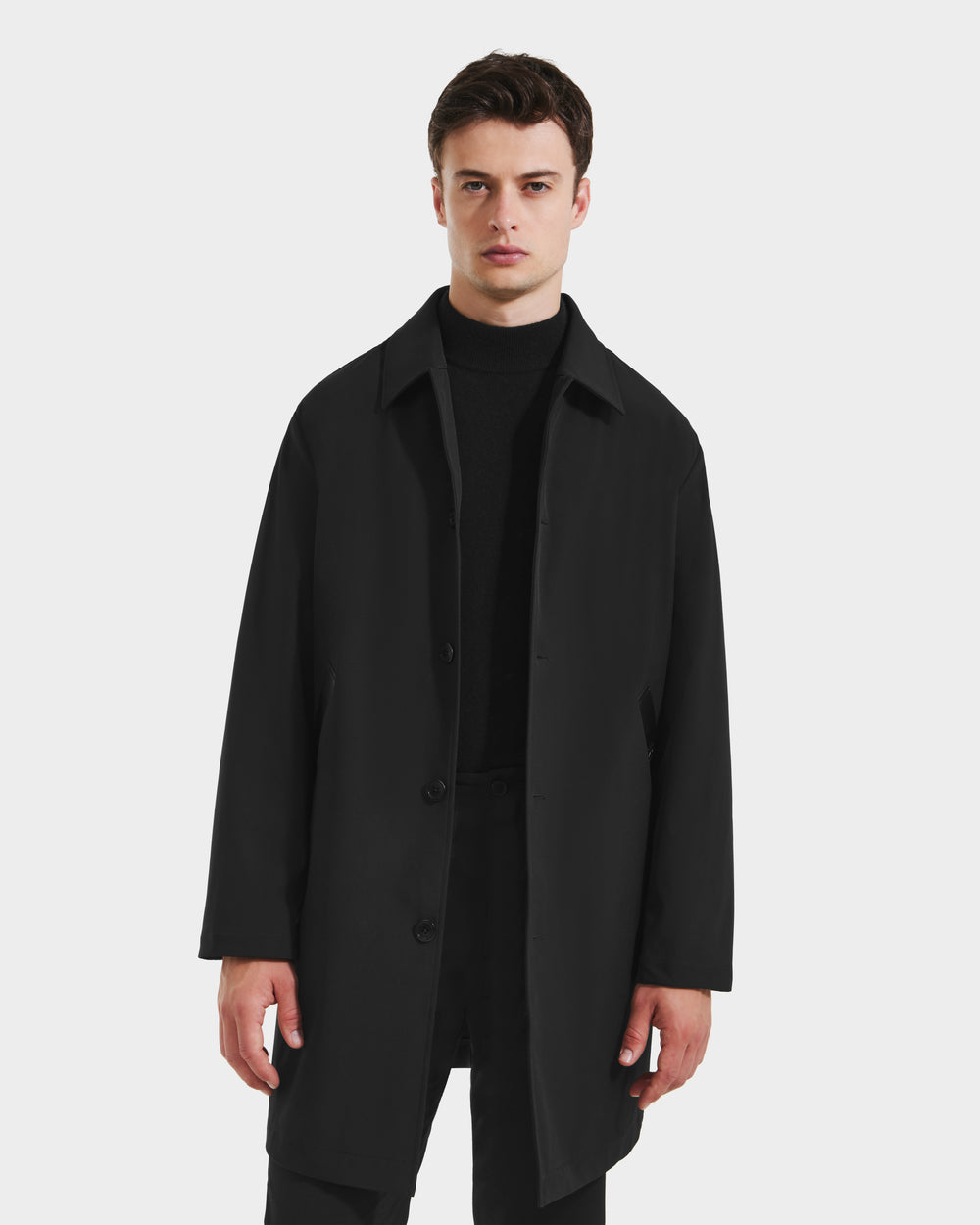 RUDSAK STANTON Men's Black 3-in-1 All-Weather Overcoat – Rudsak