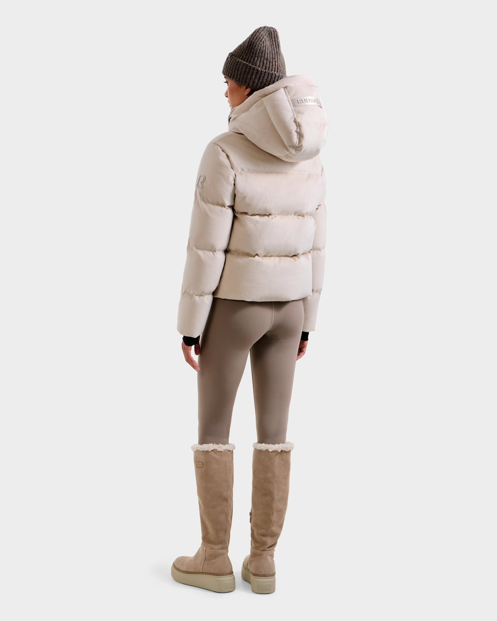 STEFANIE V Velvet Down Puffer | Luxury Warmth - Special Promotion