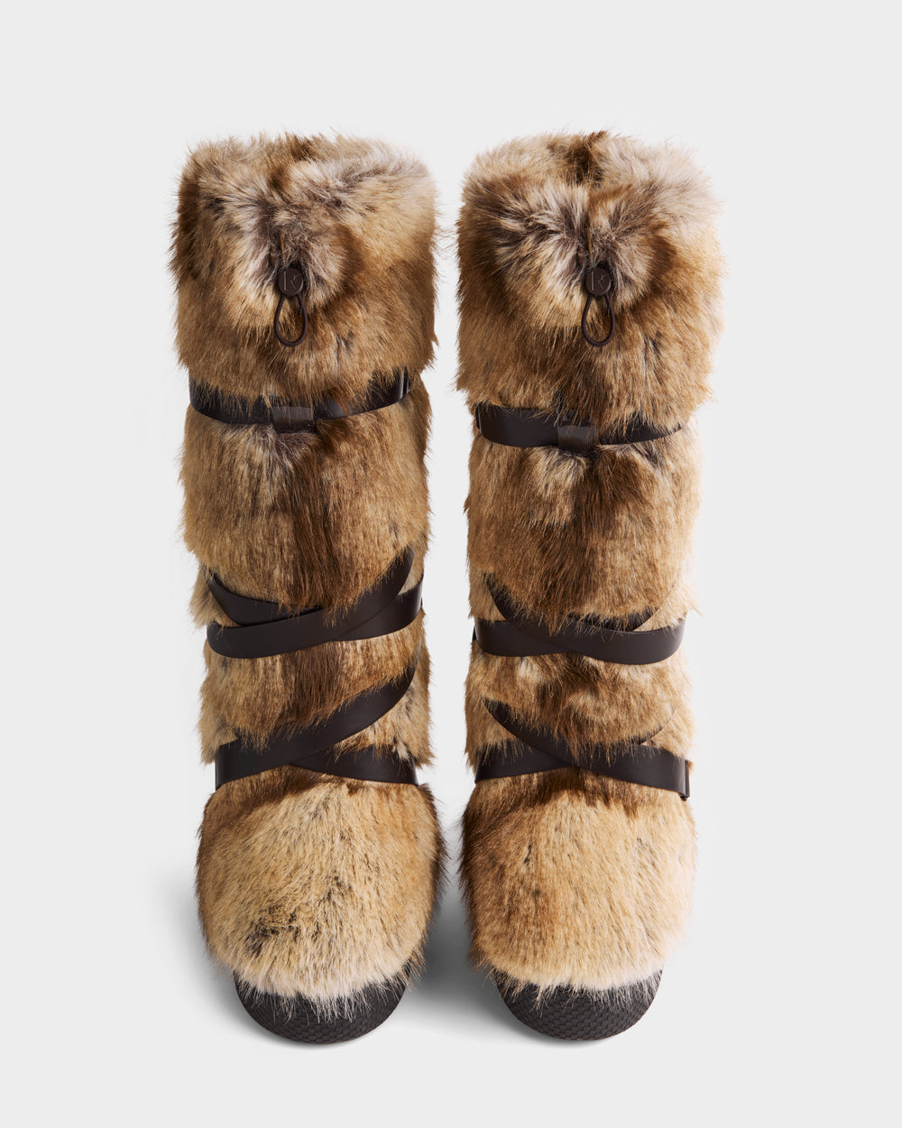 yellowファーブーツブラウン TORIN Women's Faux Fur Moon Boots – Chic Winter Warmth – Rudsak