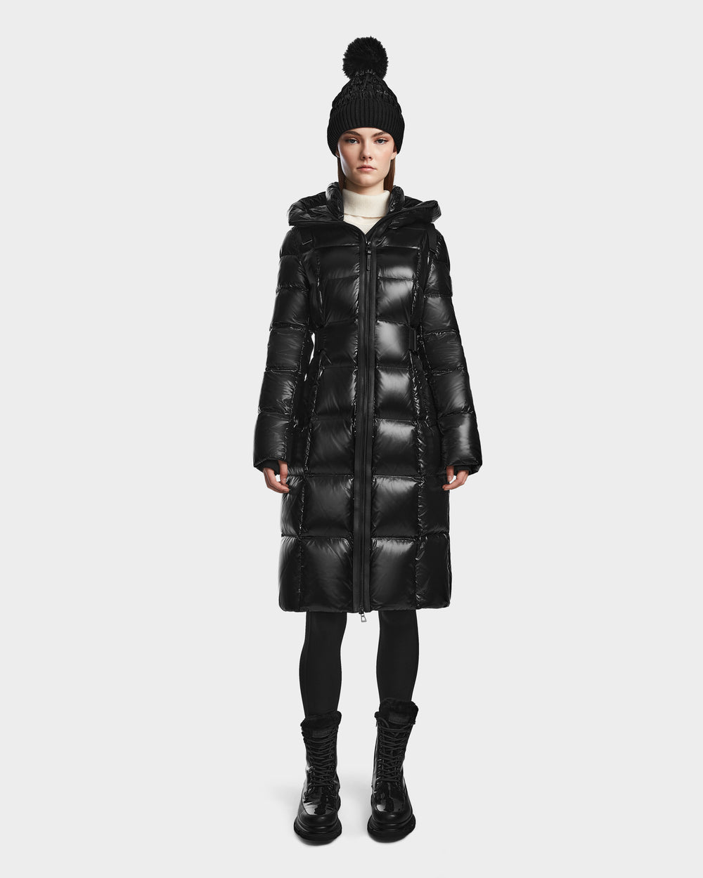 RUDSAK VENICE S Black Quilted Down Puffer | Stylish Women's Coat