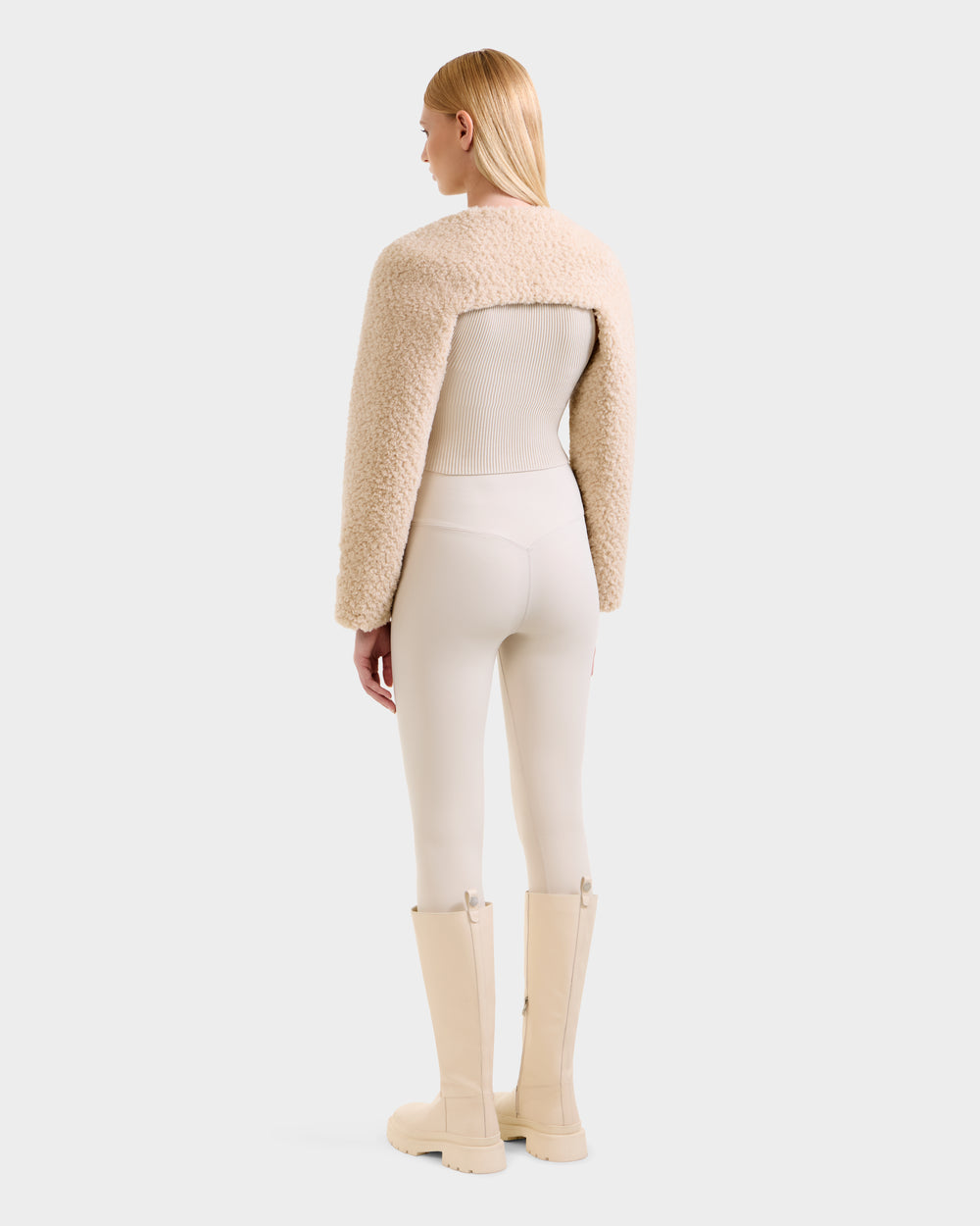 RUDSAK VERITY Women's Faux Shearling Bolero - Cozy Après-Ski