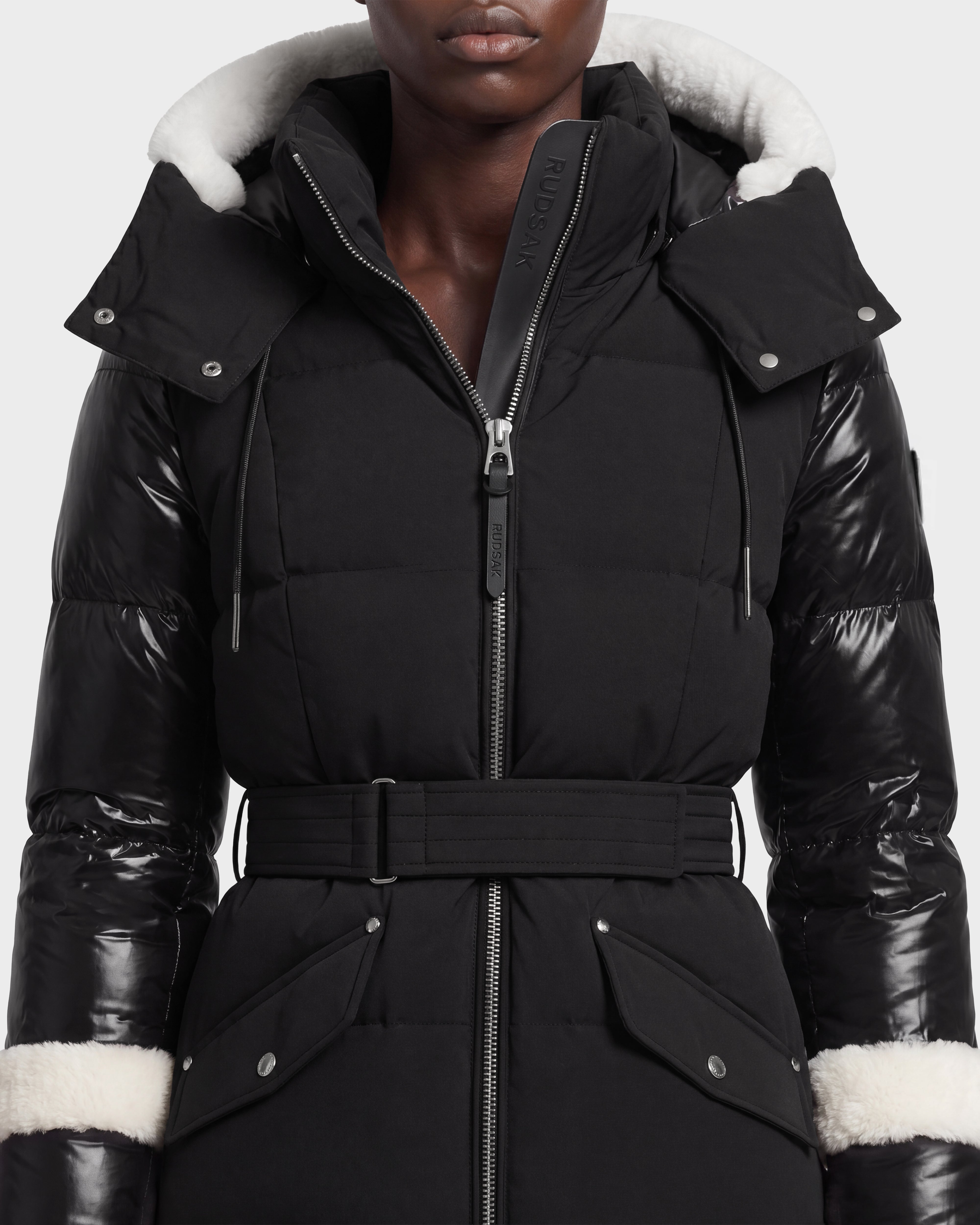 AUDREY L - 8124585 Black/Iceland – Rudsak International
