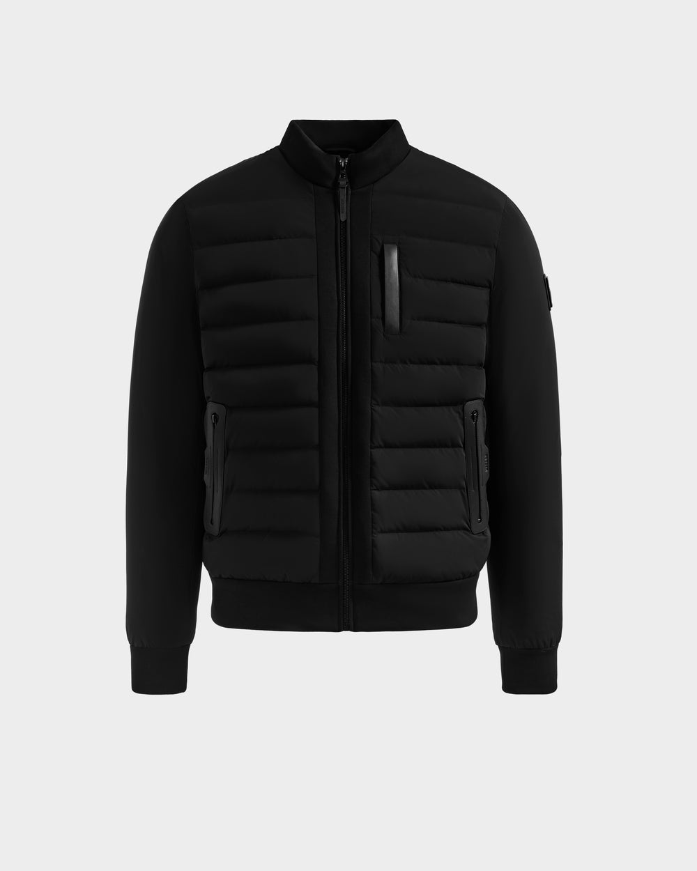 JIMMY Black Men's Down Jacket - Sleek, Warm & Water-Resistant