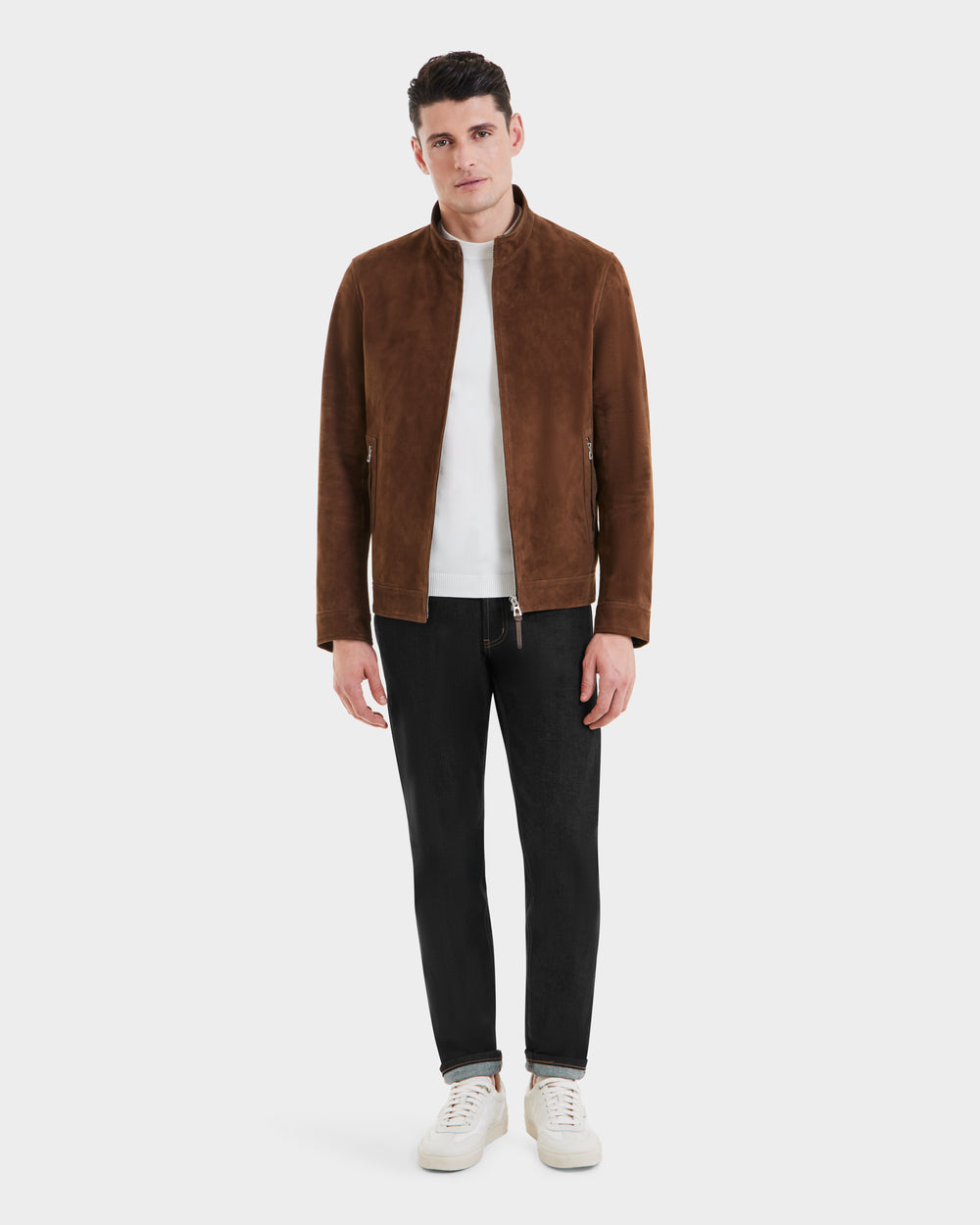 STEVEN SU Men's Classic Suede Jacket by RUDSAK | Timeless Style