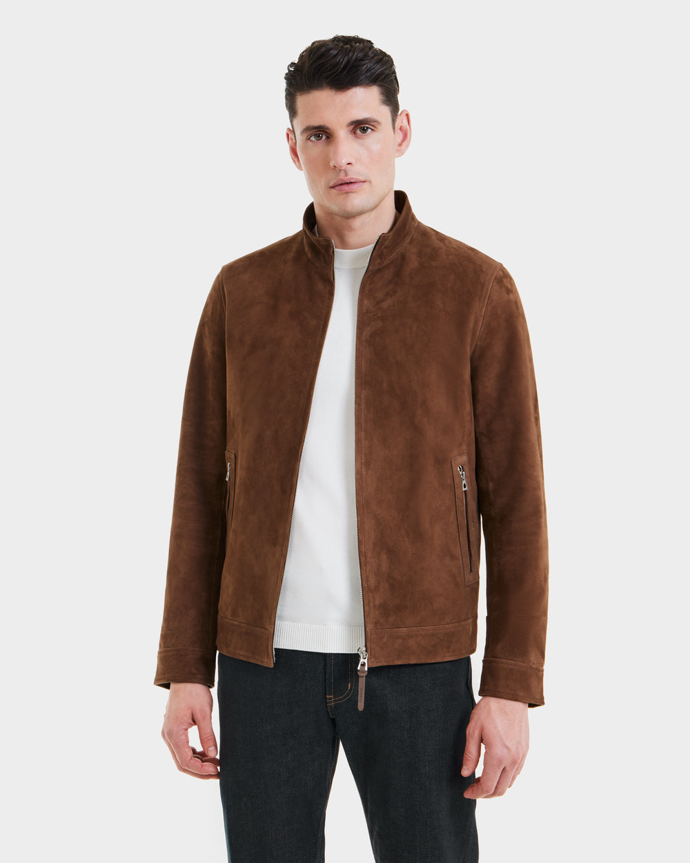 STEVEN SU Men's Classic Suede Jacket by RUDSAK | Timeless Style