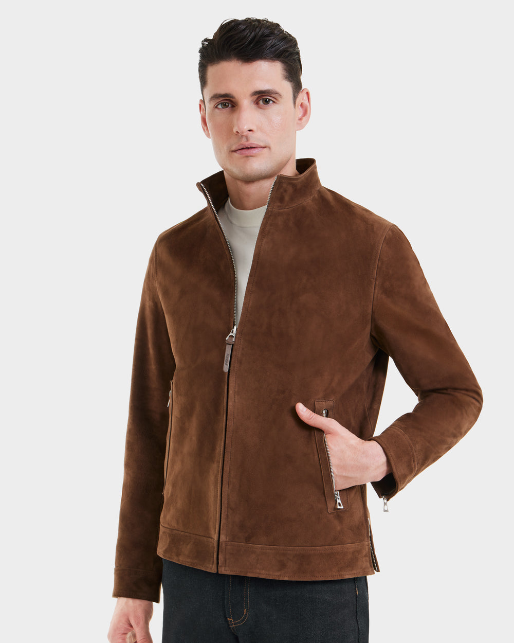 ダ*リ様 STRONG 005 S-2 SUEDE JACKET 46 ours STEVEN SU Men's Classic Suede Jacket by RUDSAK | Timeless Style