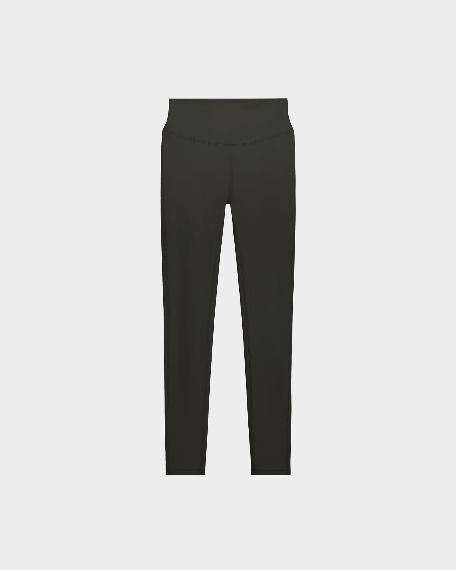 Dark Olive high-waisted, full-length SONOMA leggings (Rudsak - 8525071) displayed on a white background, perfect as versatile workout leggings for any fitness routine.