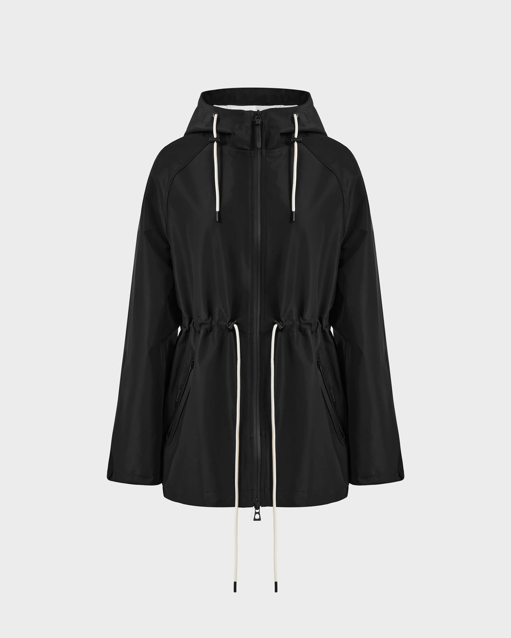 RUDSAK SOPHIE Women's Black Mid-Length Raincoat | Stylish