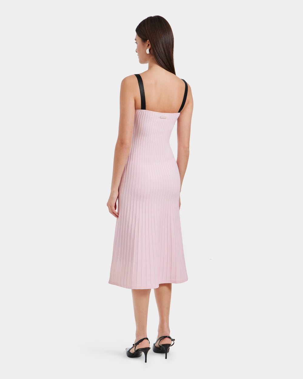 chinese dress ladies 70s Baby Pink Knit Dress (XS) – Holy Thrift
