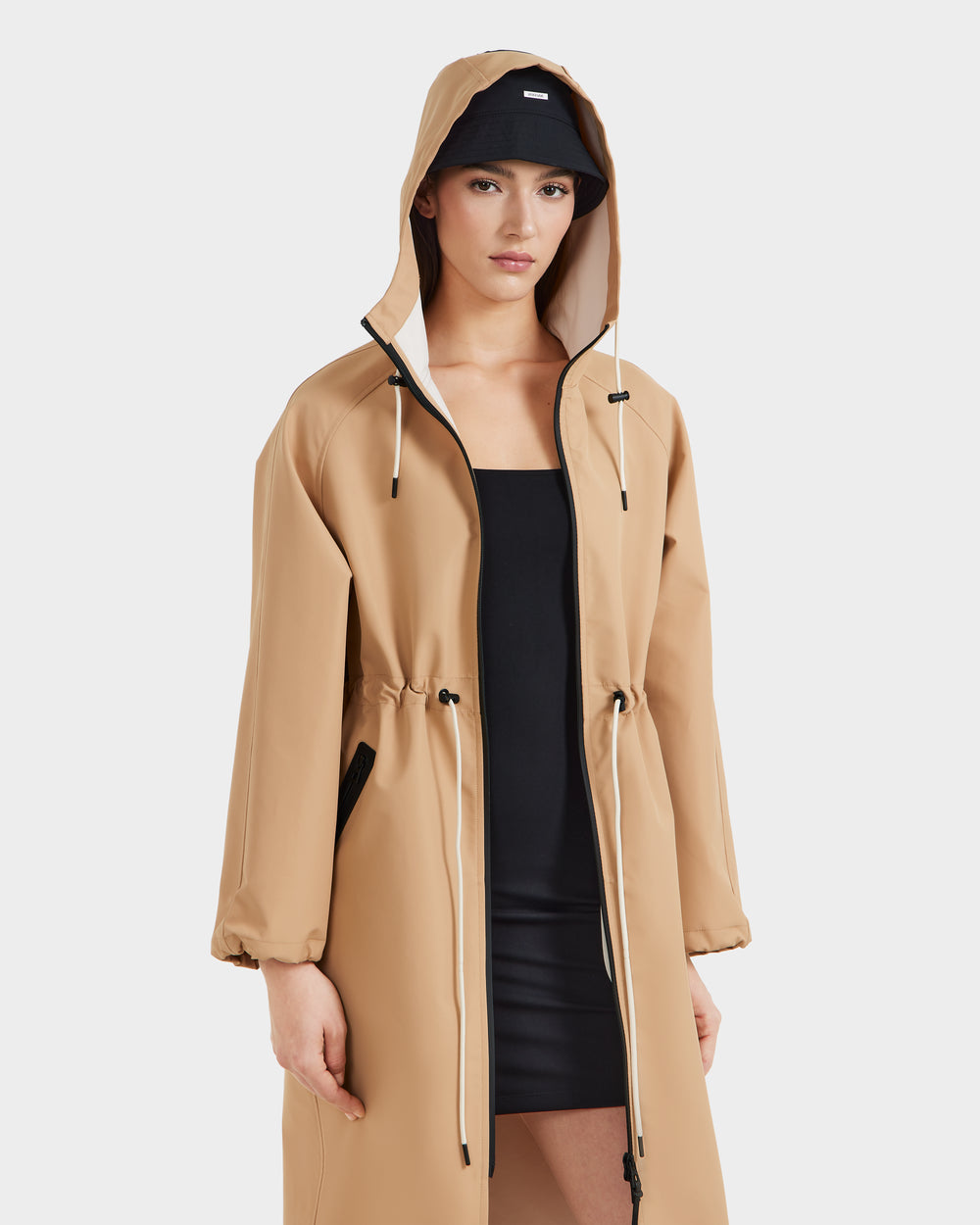 CARLA Women's Long Raincoat – Stylish & Versatile Weather