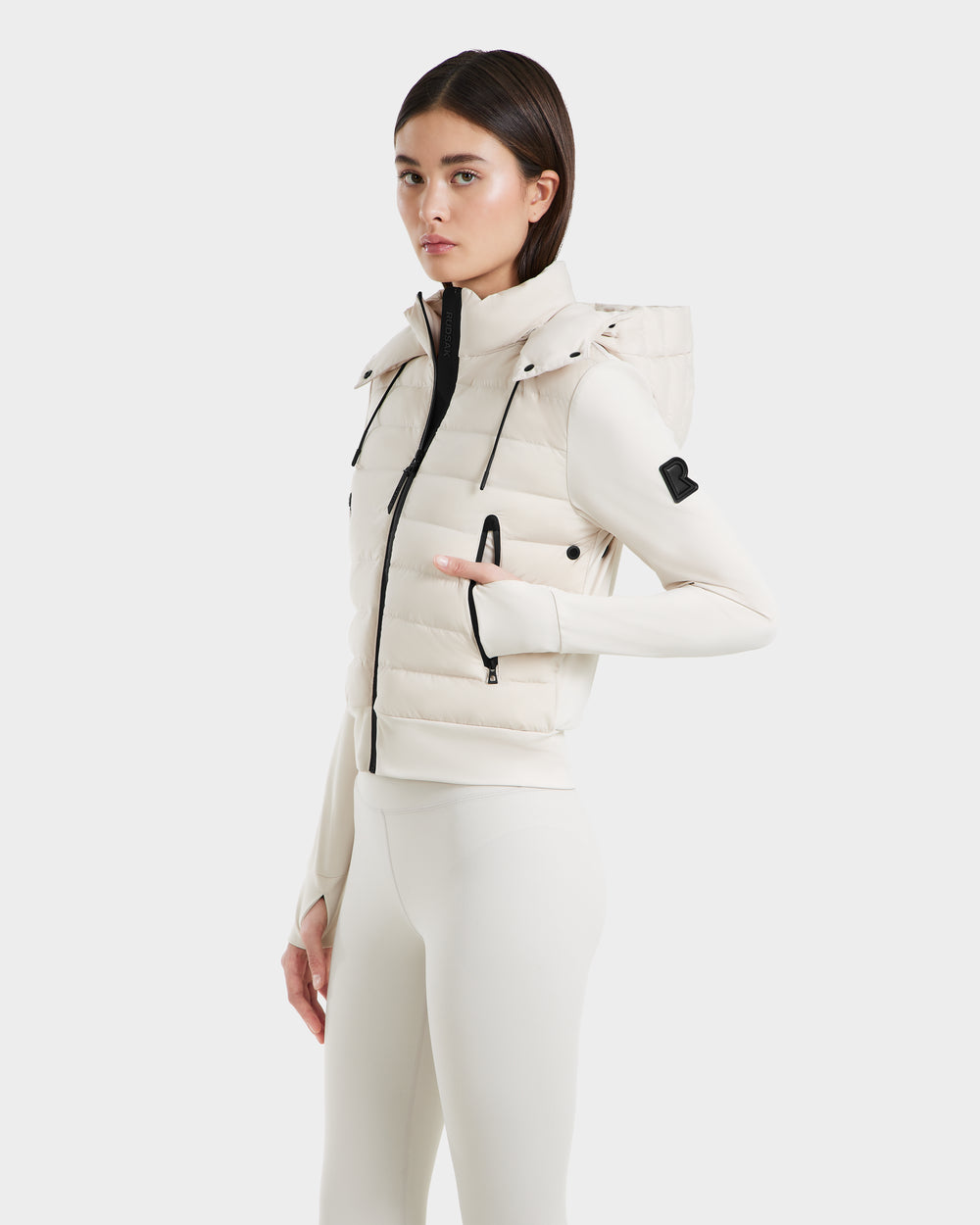 Bestselling CASSA Women's Lightweight Cropped Jacket - Vanilla