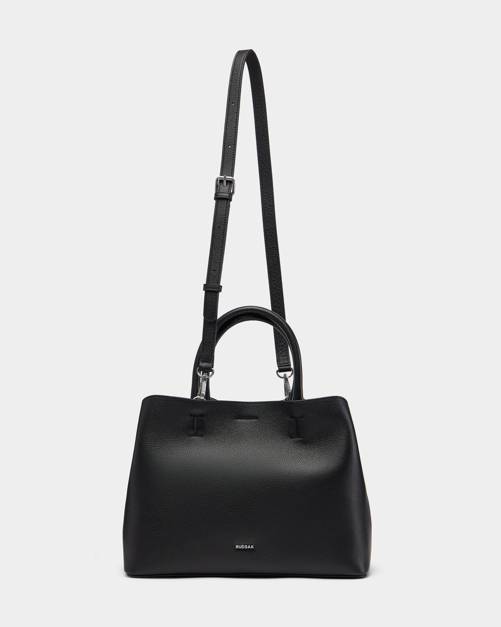 RUDSAK CATIRA S Black Leather Tote | Versatile Women's Bag