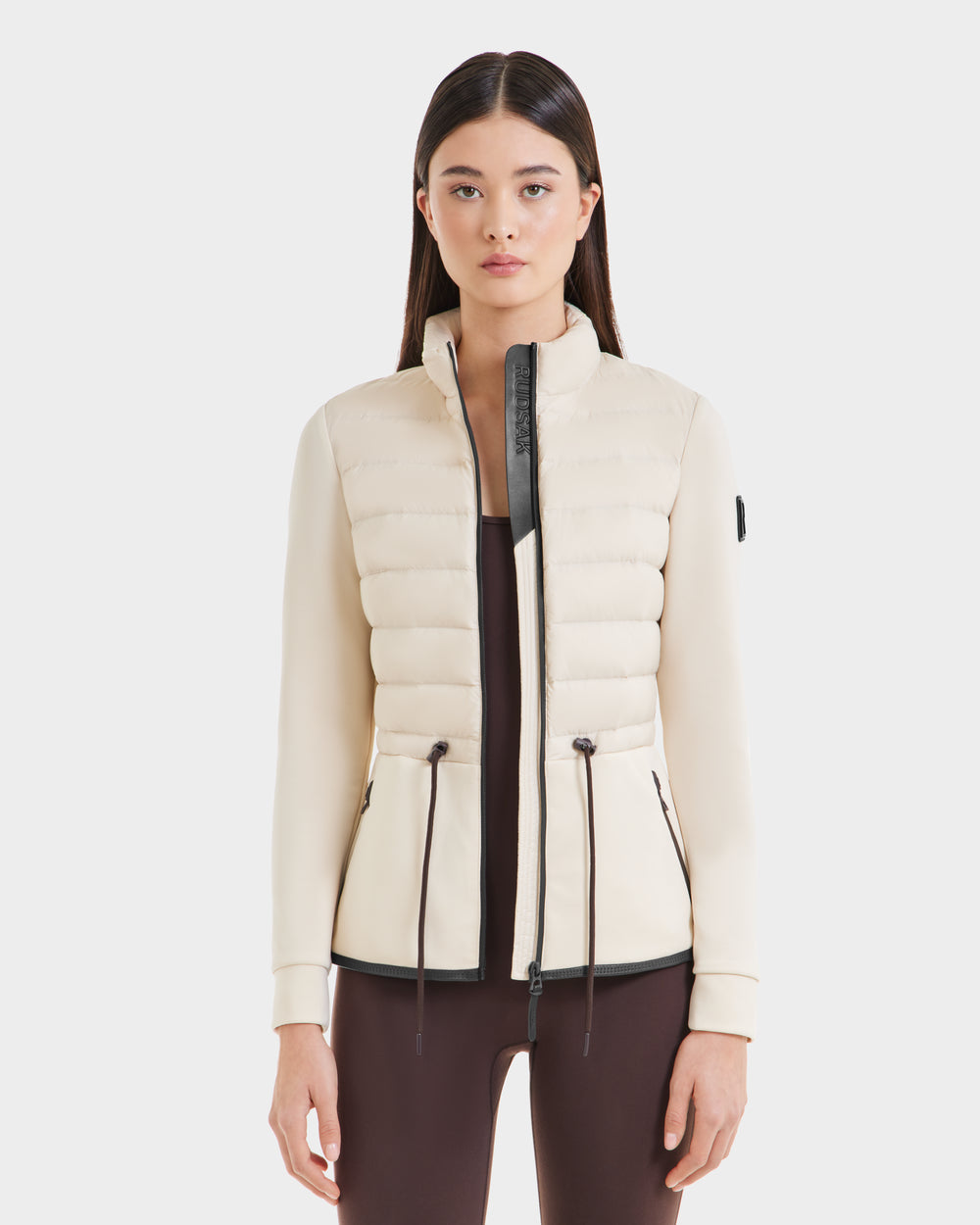 Sleek, Flattering JOSEPHINE Hybrid Jacket - Recycled Nylon