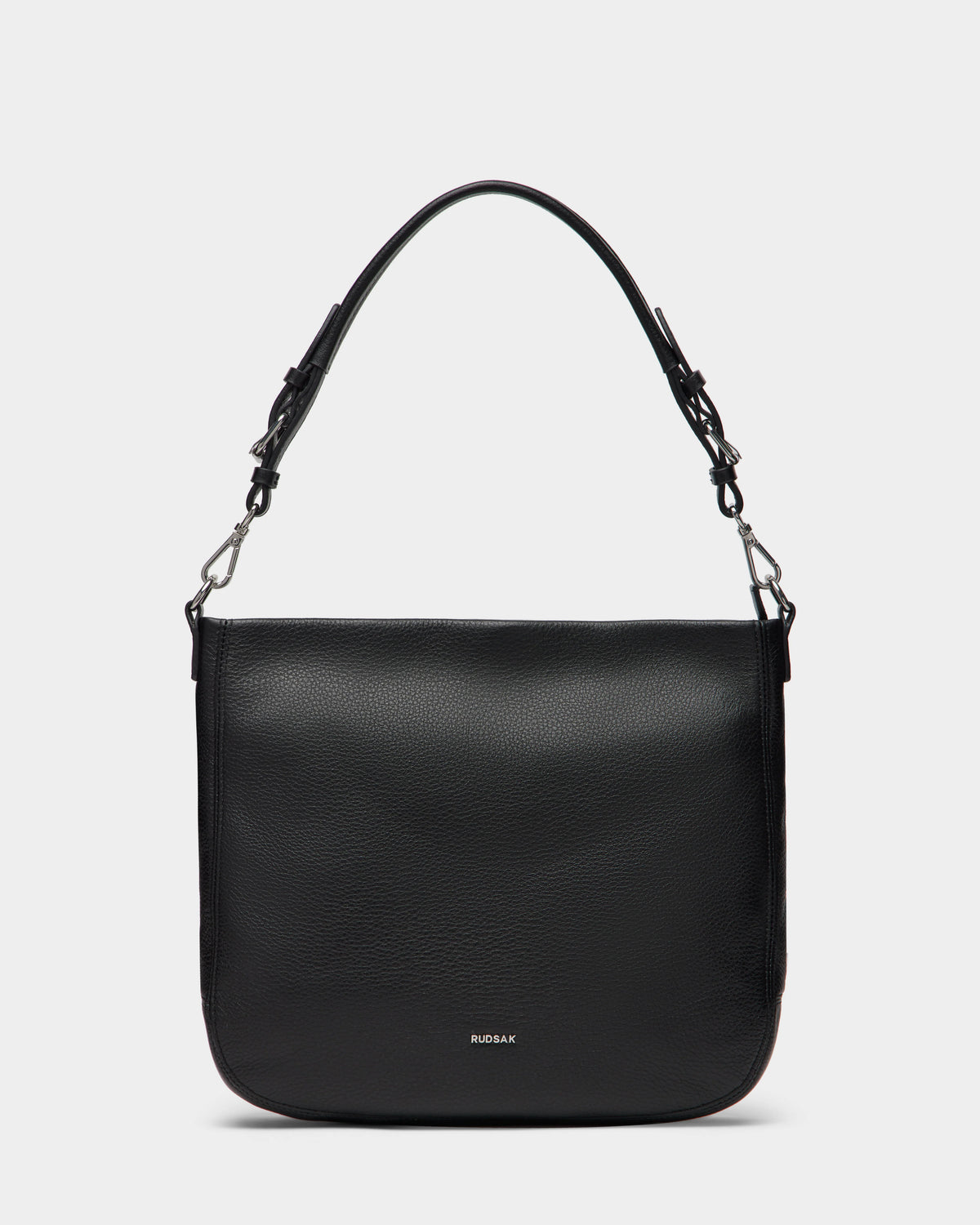 RUDSAK LUCYLE Black Leather Hobo Bag | Stylish & Practical Women's