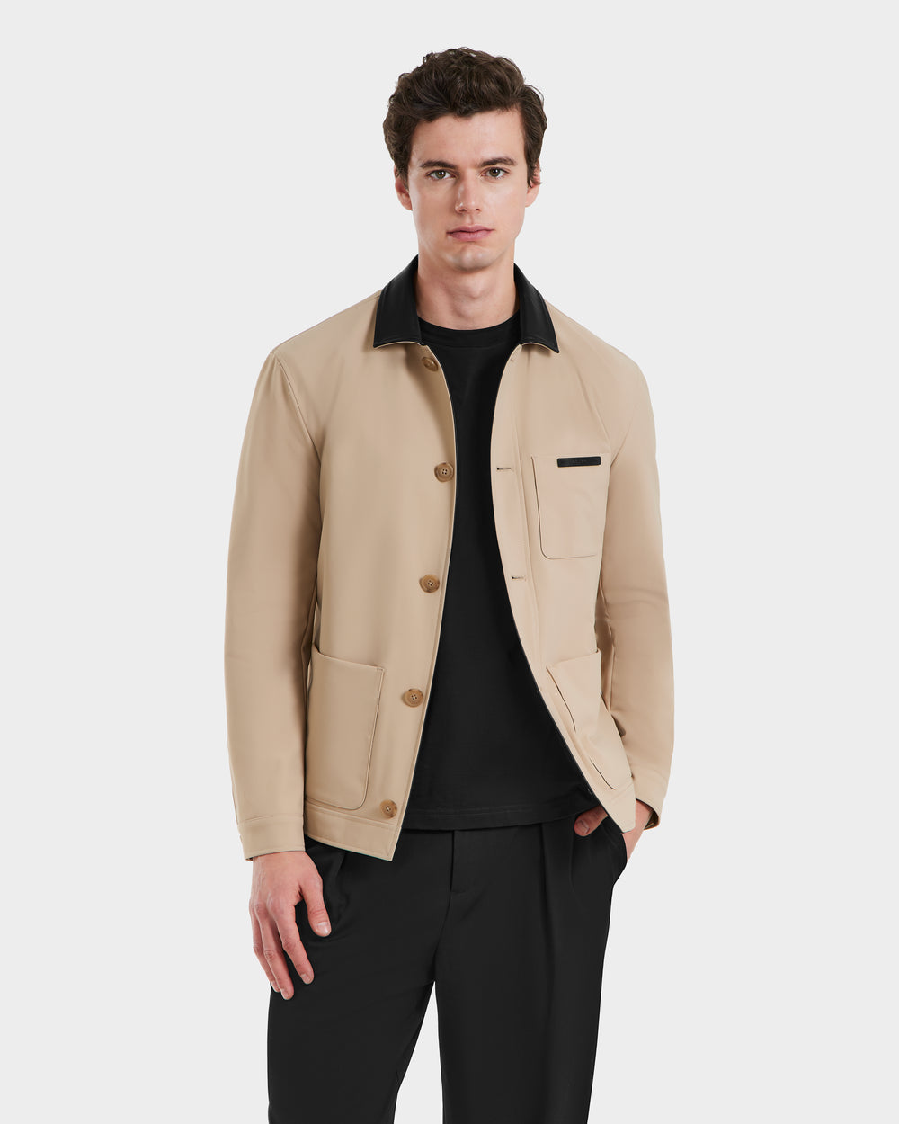 RUDSAK Matthew Blazer Shirt Jacket - Refined Warmth & Style