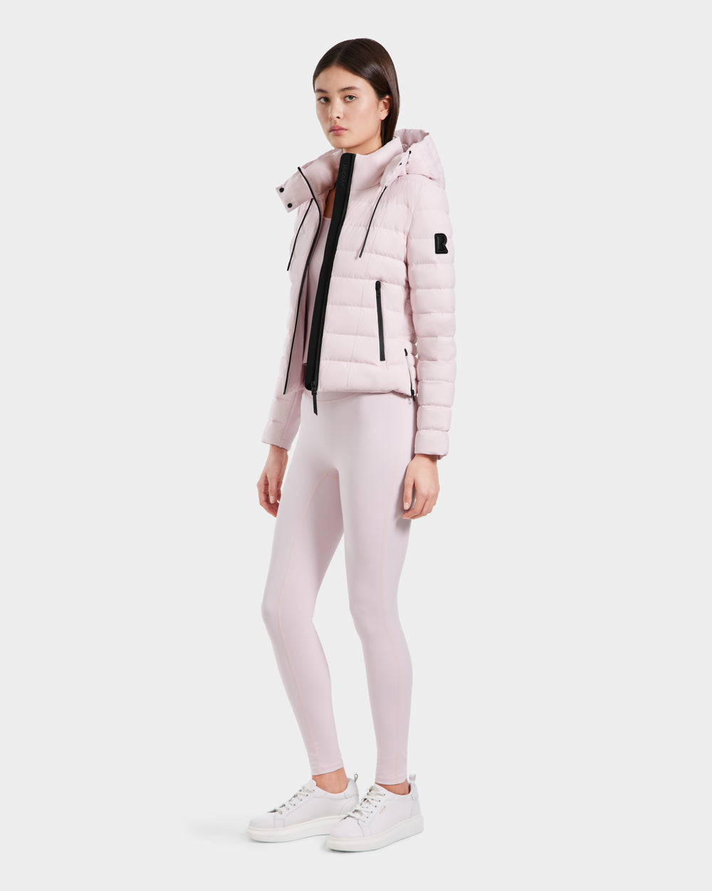 MELISSA Light Pink Women's Down Coat - Lightweight, Warm & Water