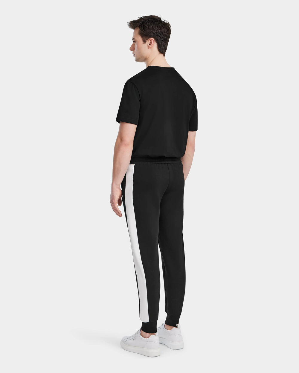 RYLAN Men's Black Cotton-Blend Joggers - Comfort & Style – Rudsak