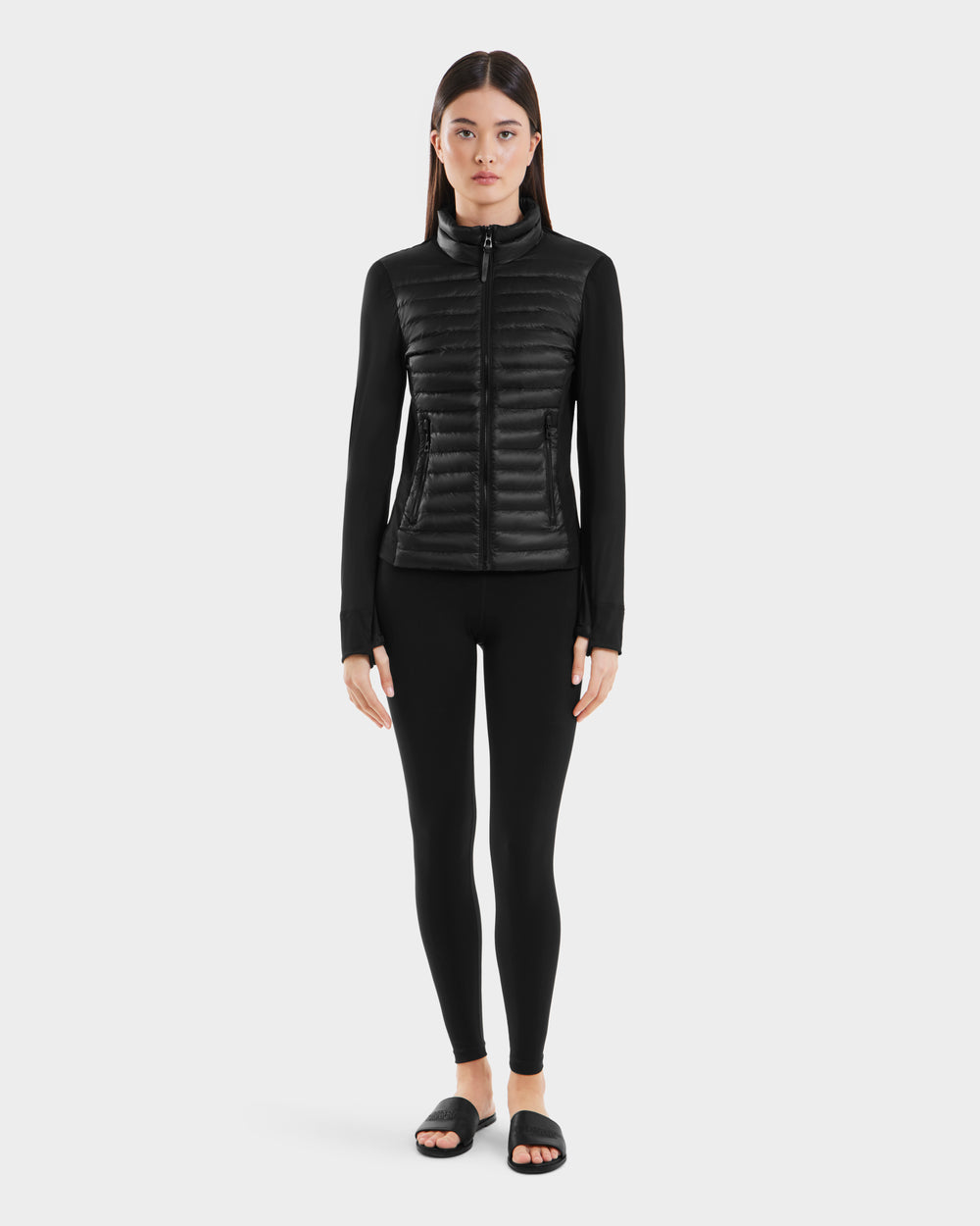 Outerwear Promotion: SHERRY Black Lightweight Hybrid Jacket