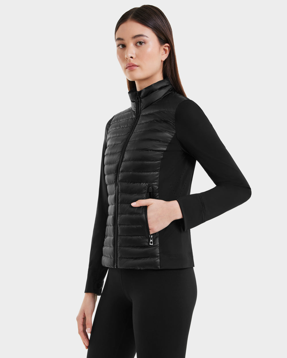 Outerwear Promotion: SHERRY Black Lightweight Hybrid Jacket
