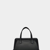 RUDSAK TAULLA Black Pebble Leather Satchel | Women's Versatile