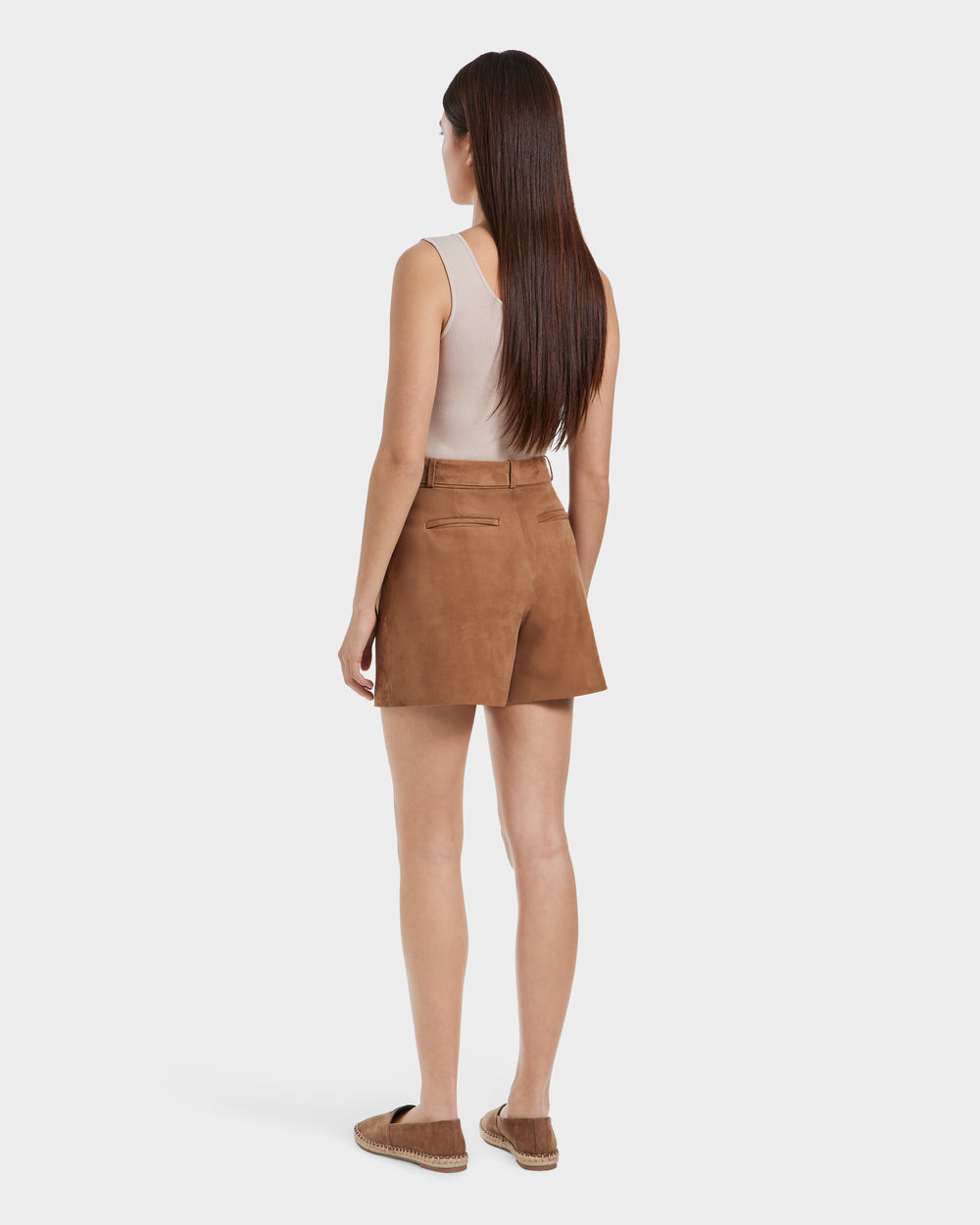 Elegant RUDSAK TERRIE SU Pleated Suede Shorts – Rudsak International