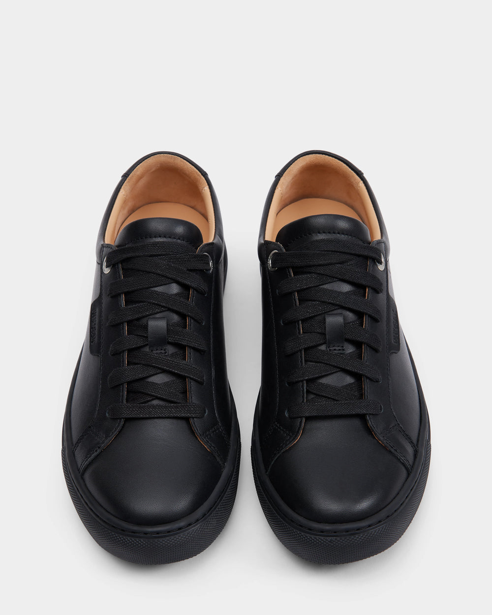 RUDSAK VIDA Black Premium Leather Low-Cut Sneaker | Versatile